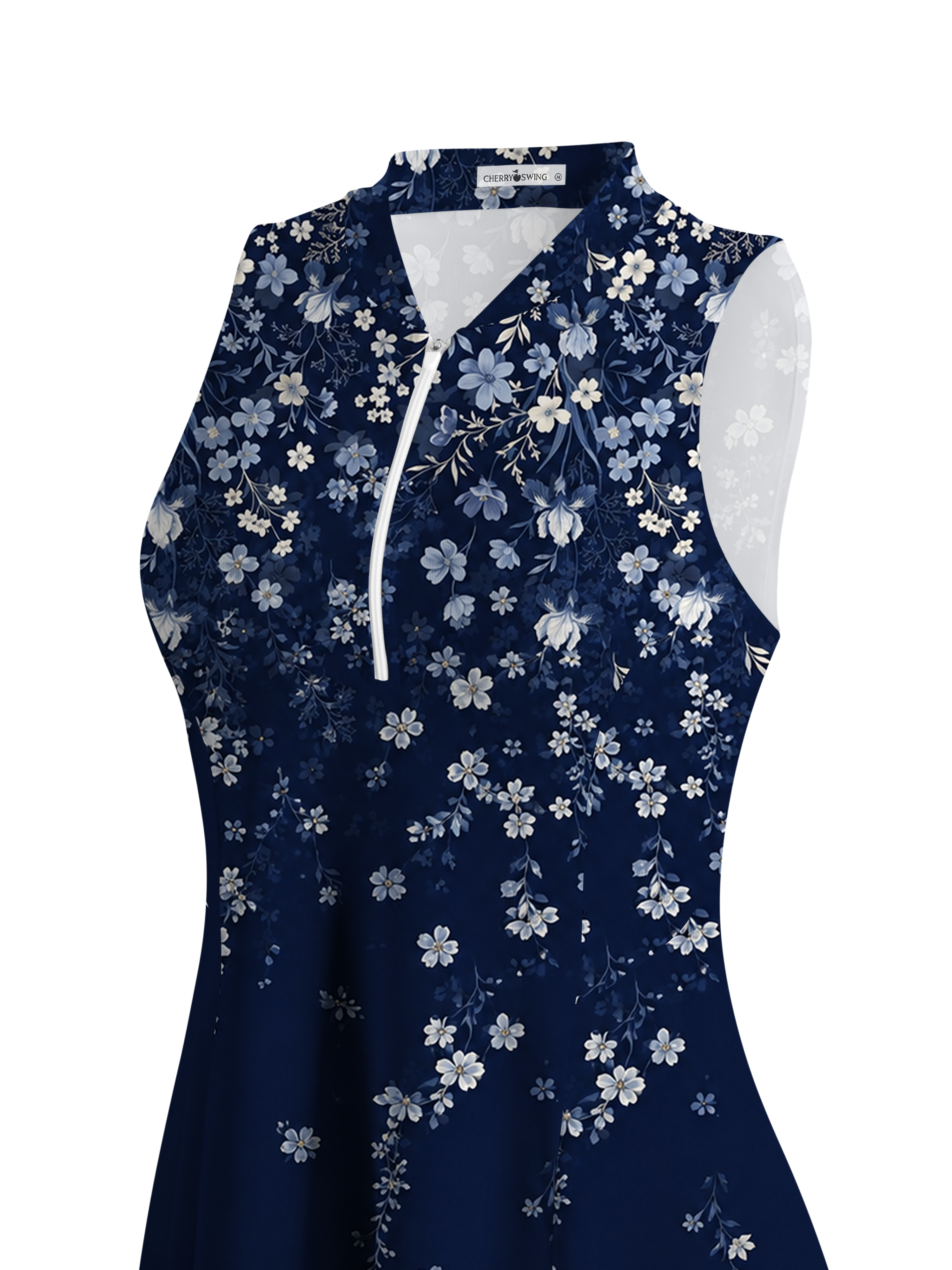 Cherryswing Midnight Floral Golf Dress With Shorts