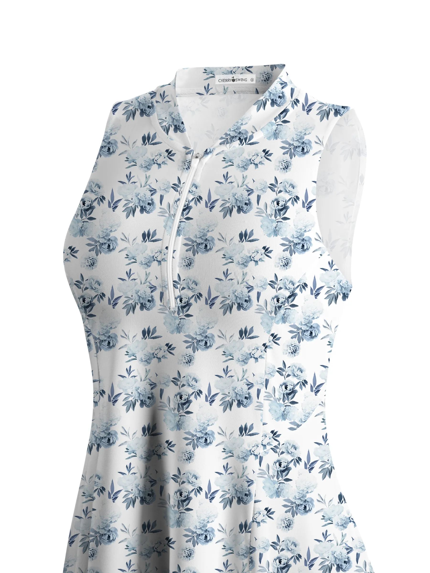 Cherryswing Blue Floral Golf Dress