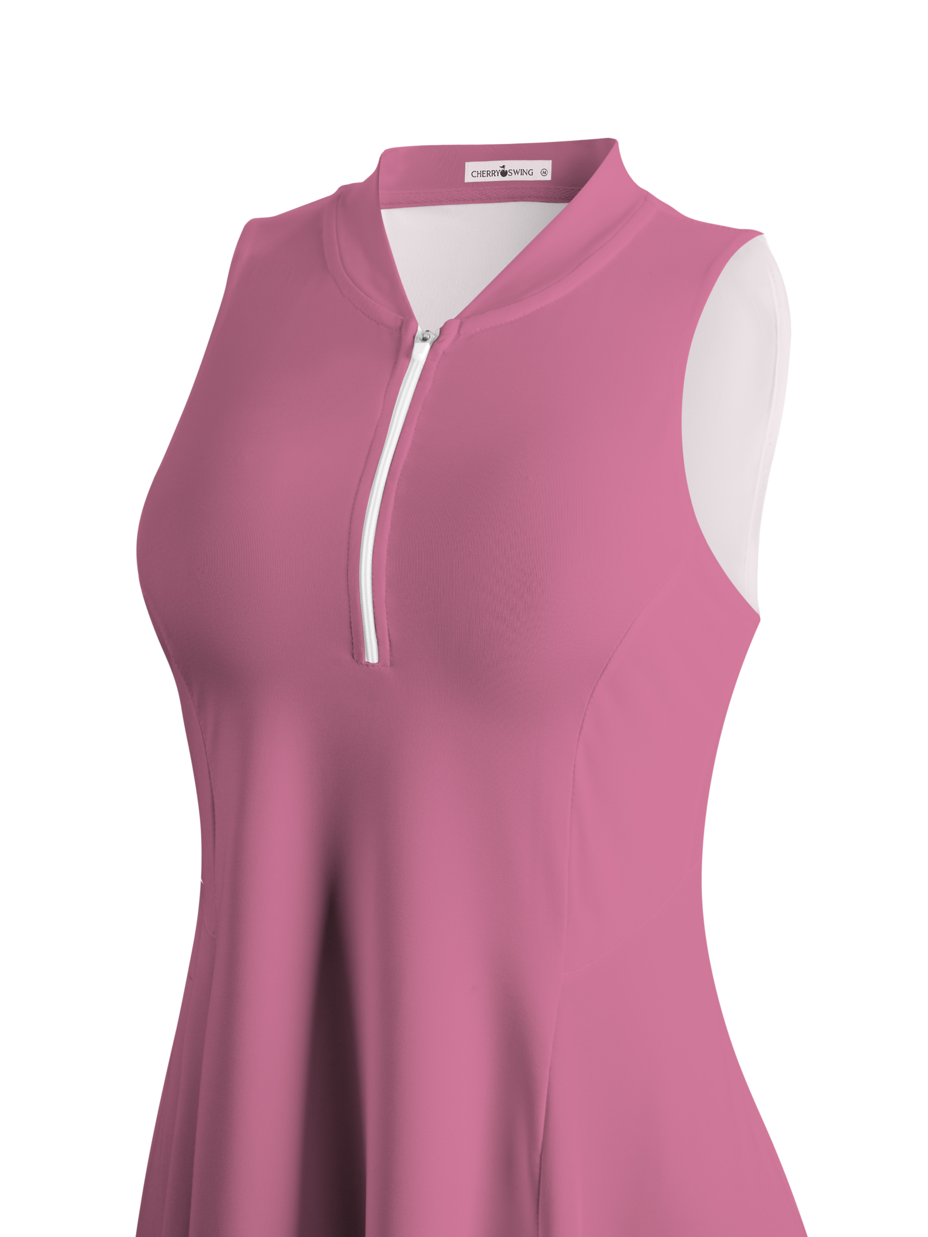 Cherryswing Rose Color Golf Dress With Shorts