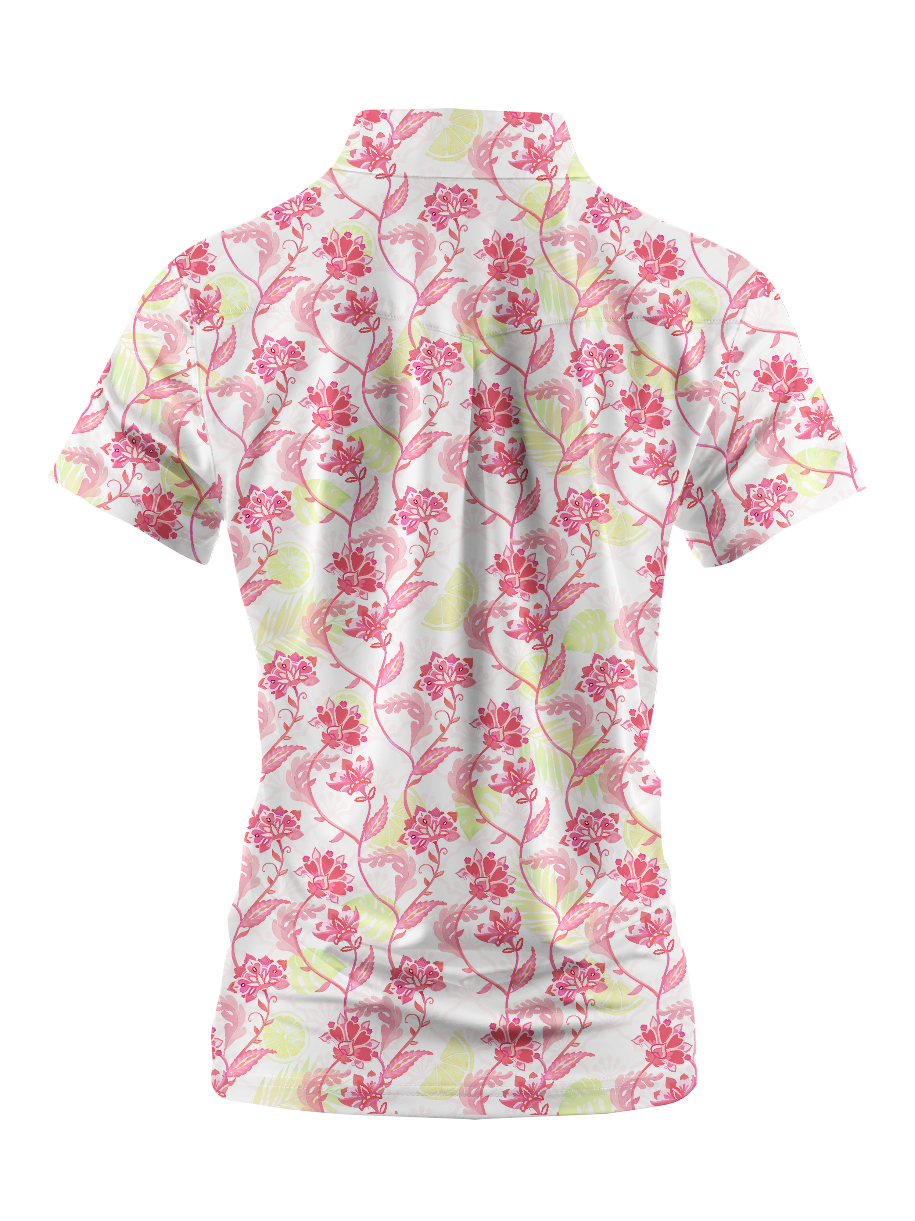 Cherryswing Women's Short Sleeve Floral Golf Polo