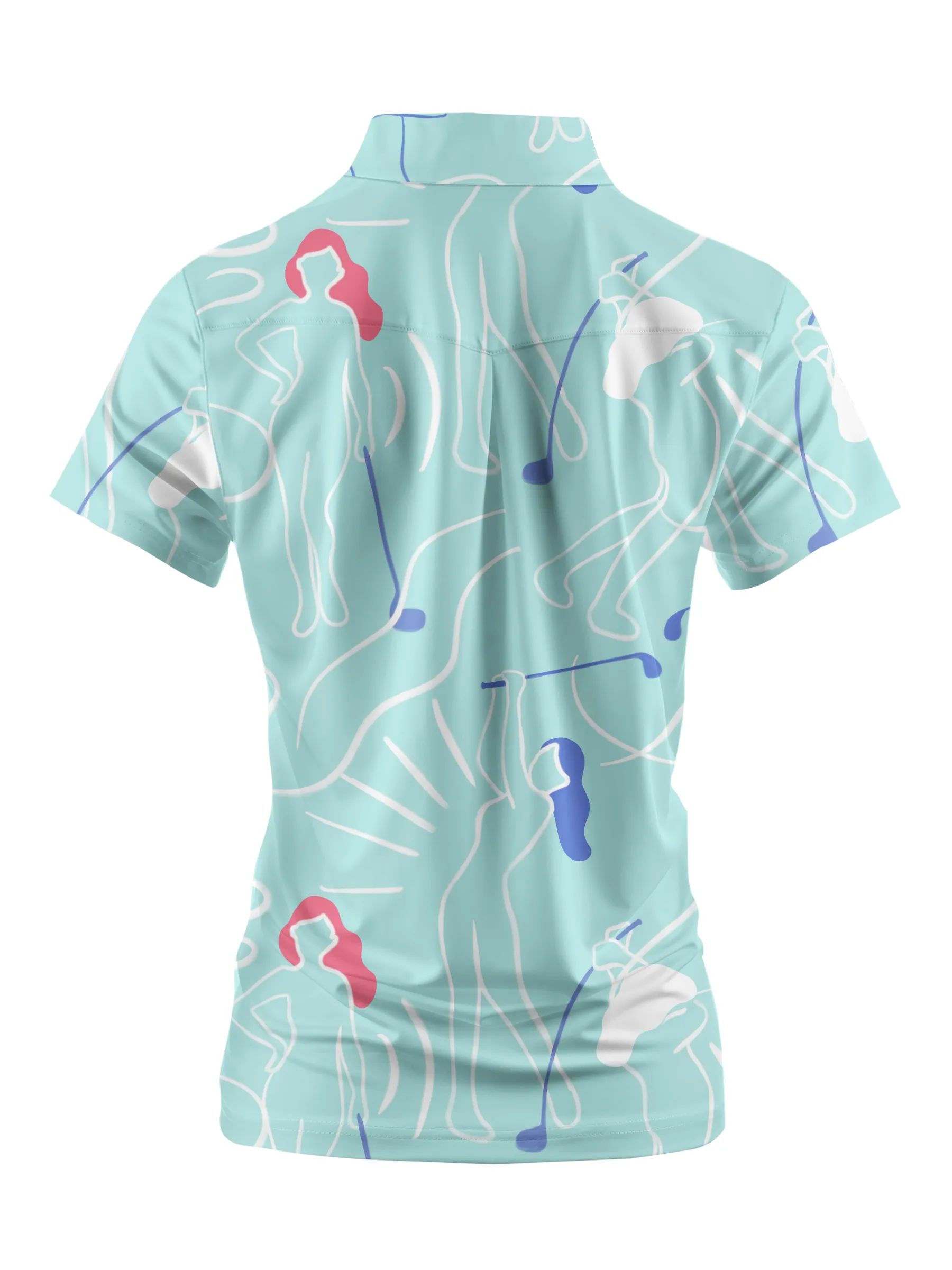 Cherryswing Women's Traditional Attire Short Sleeve Polos