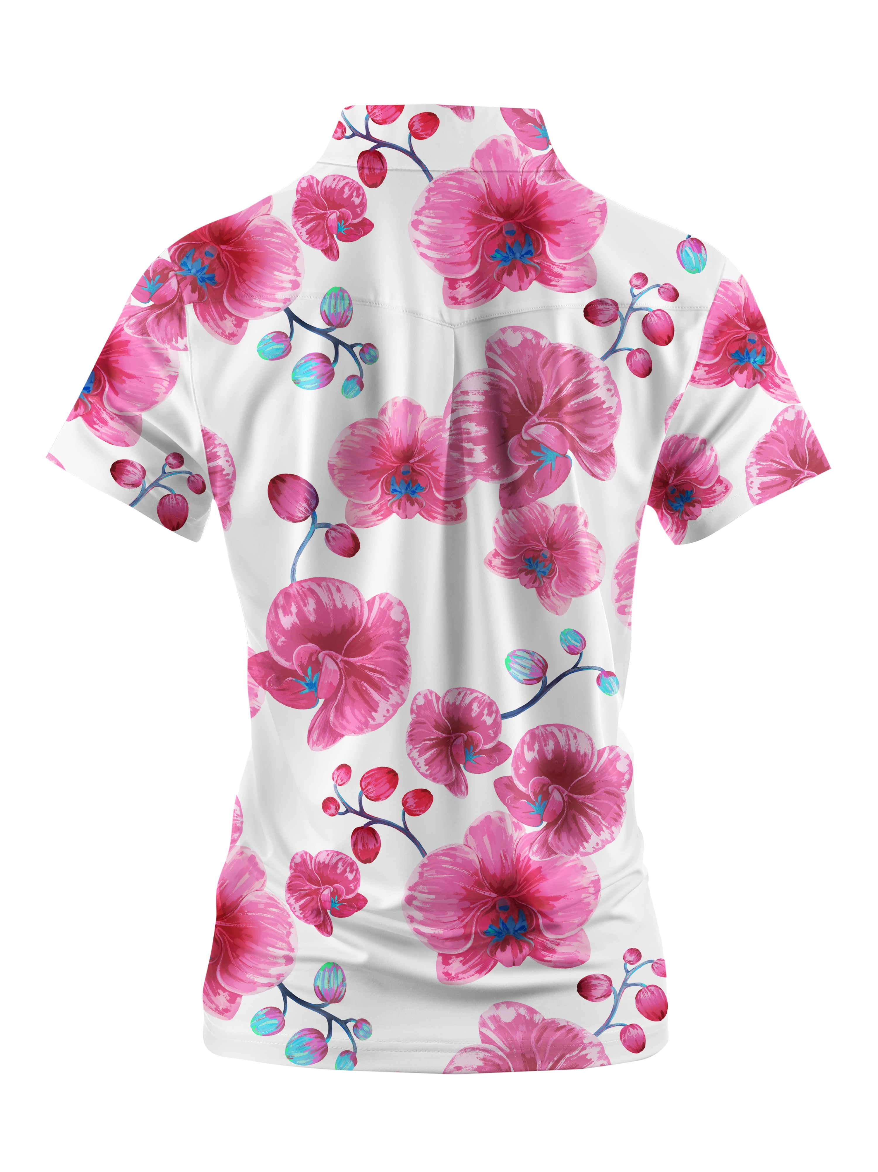 Cherryswing Women's Morning Glory Short Sleeve Polos