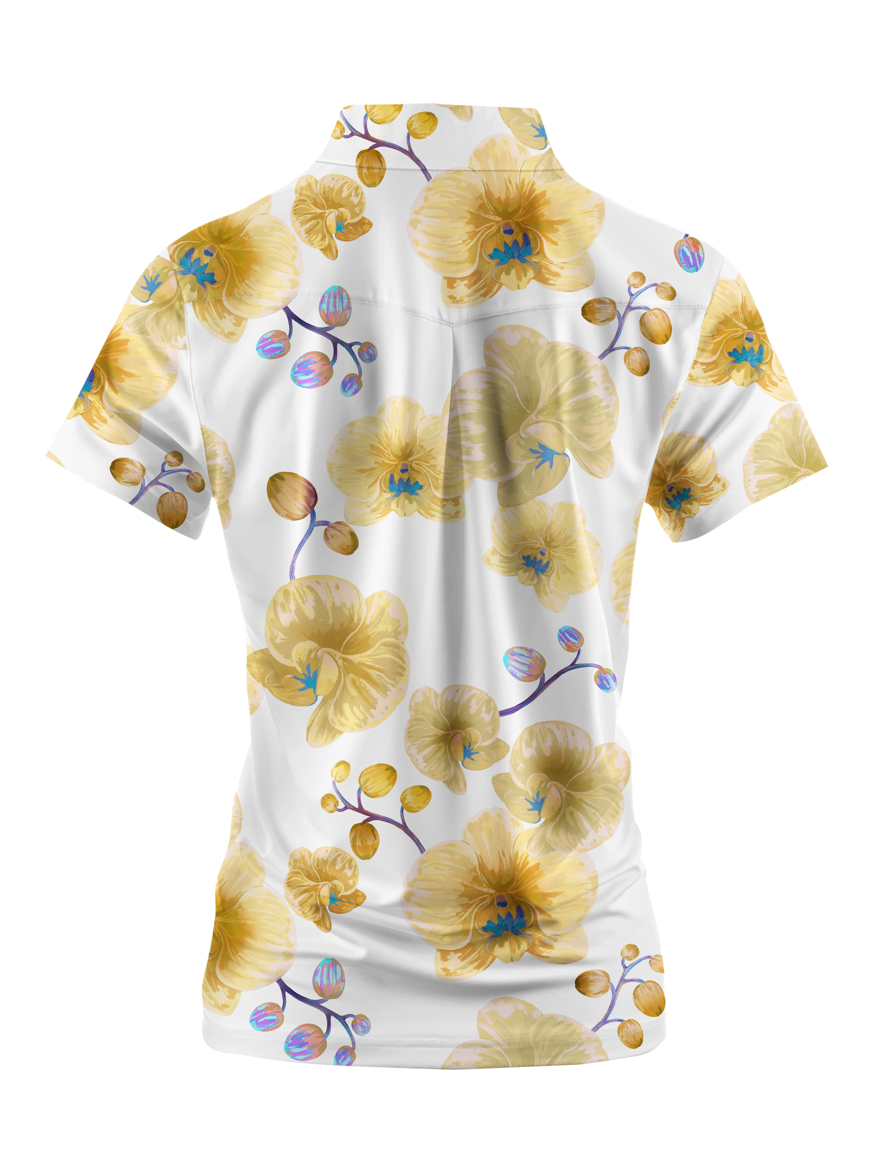 Cherryswing Women's Morning Glory Short Sleeve Polos