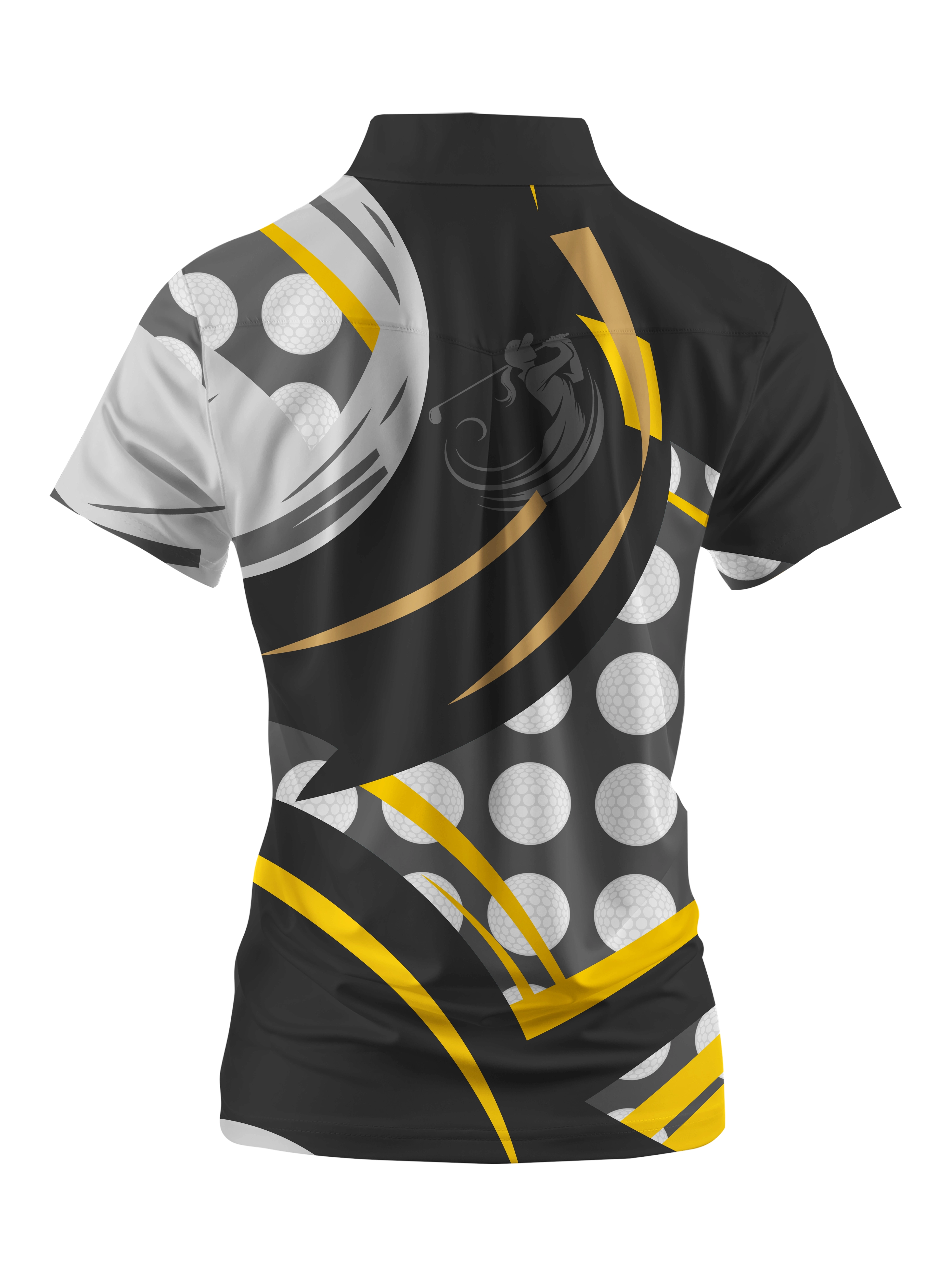 Cherryswing Women's Strength and Luck Short Sleeve Polos