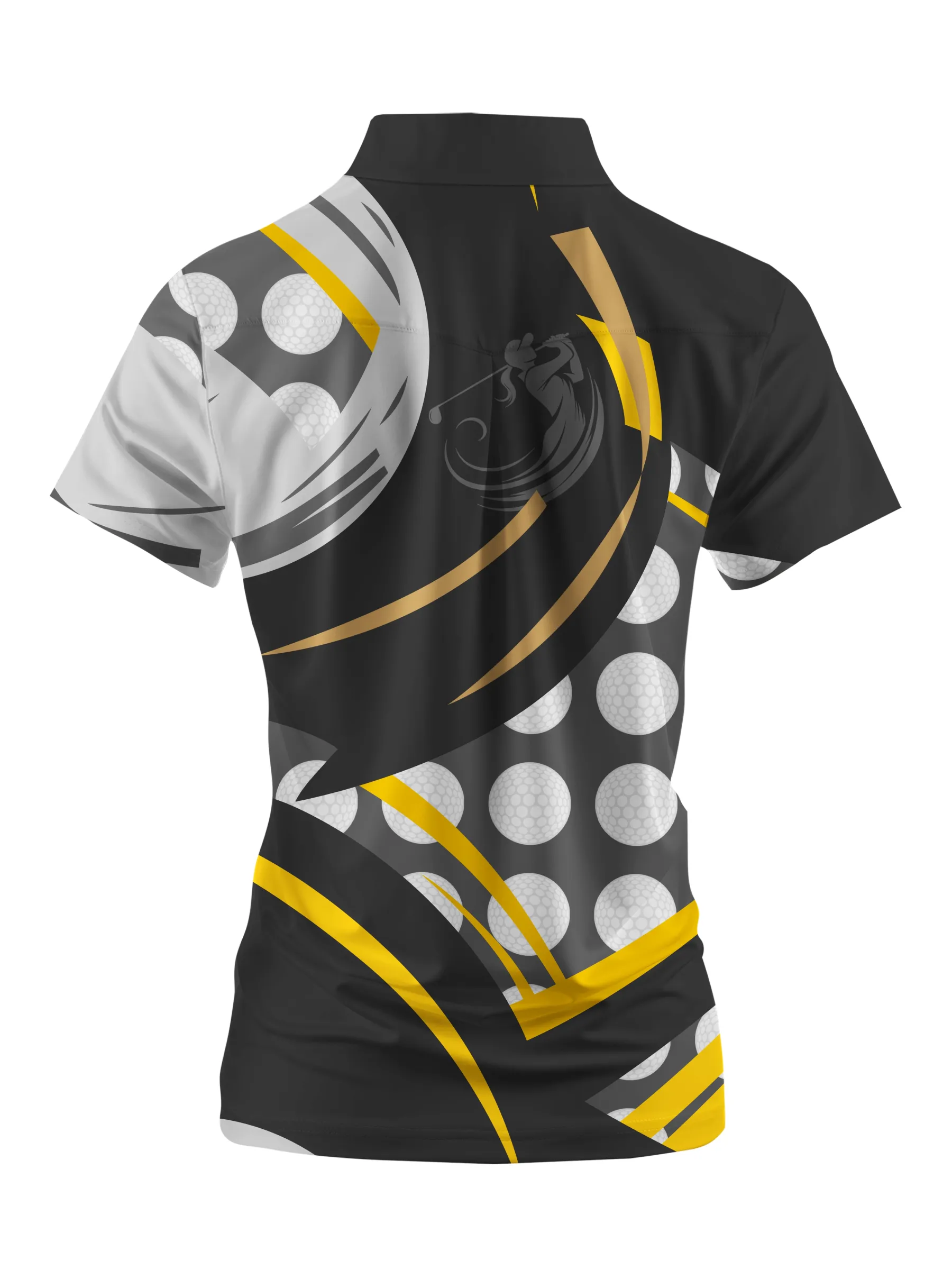 Cherryswing Women's Strength and Luck Short Sleeve Polos