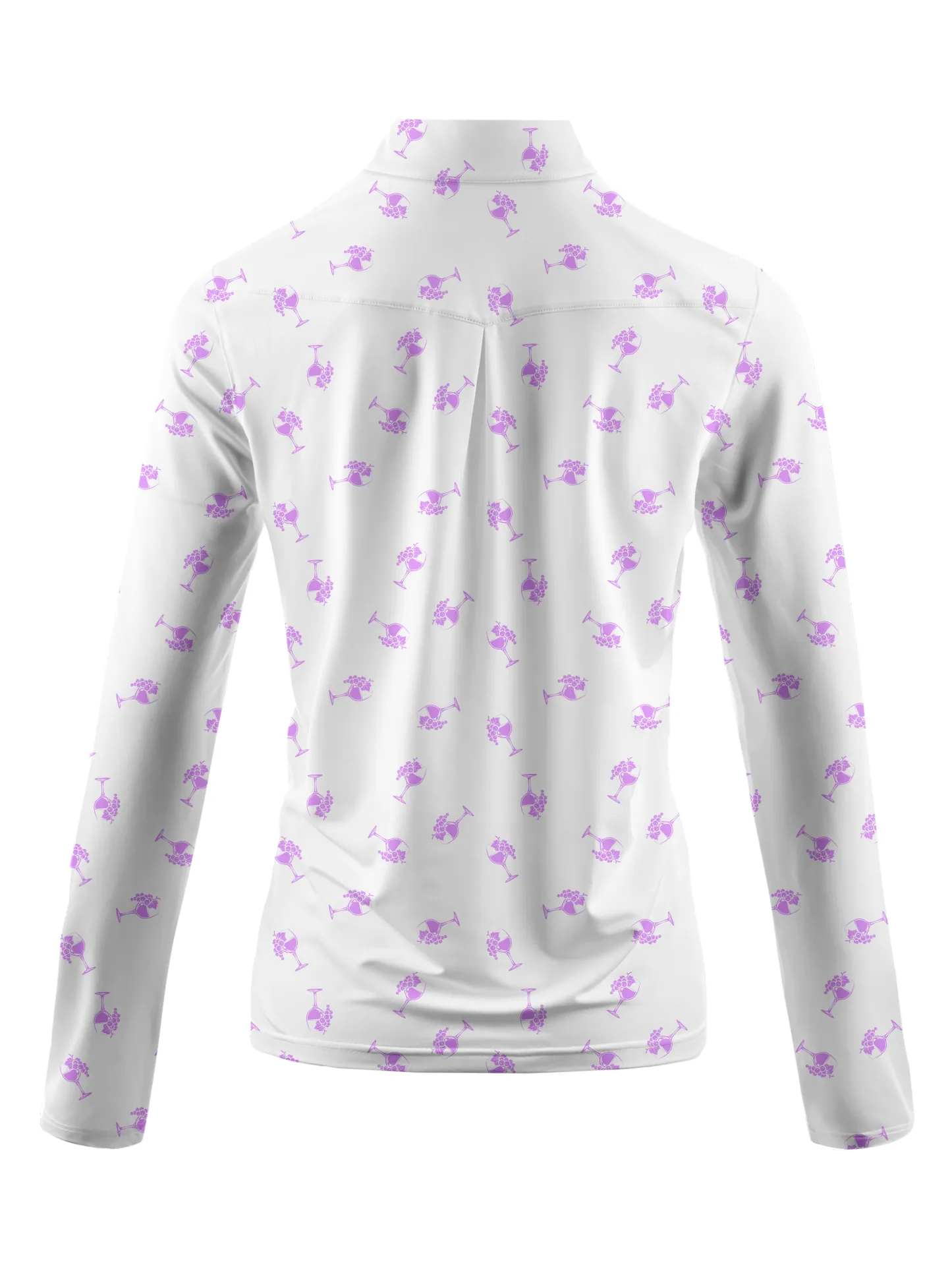 Cherryswing Women's 1/4 Zip Long Sleeve Golf Polo Shirt