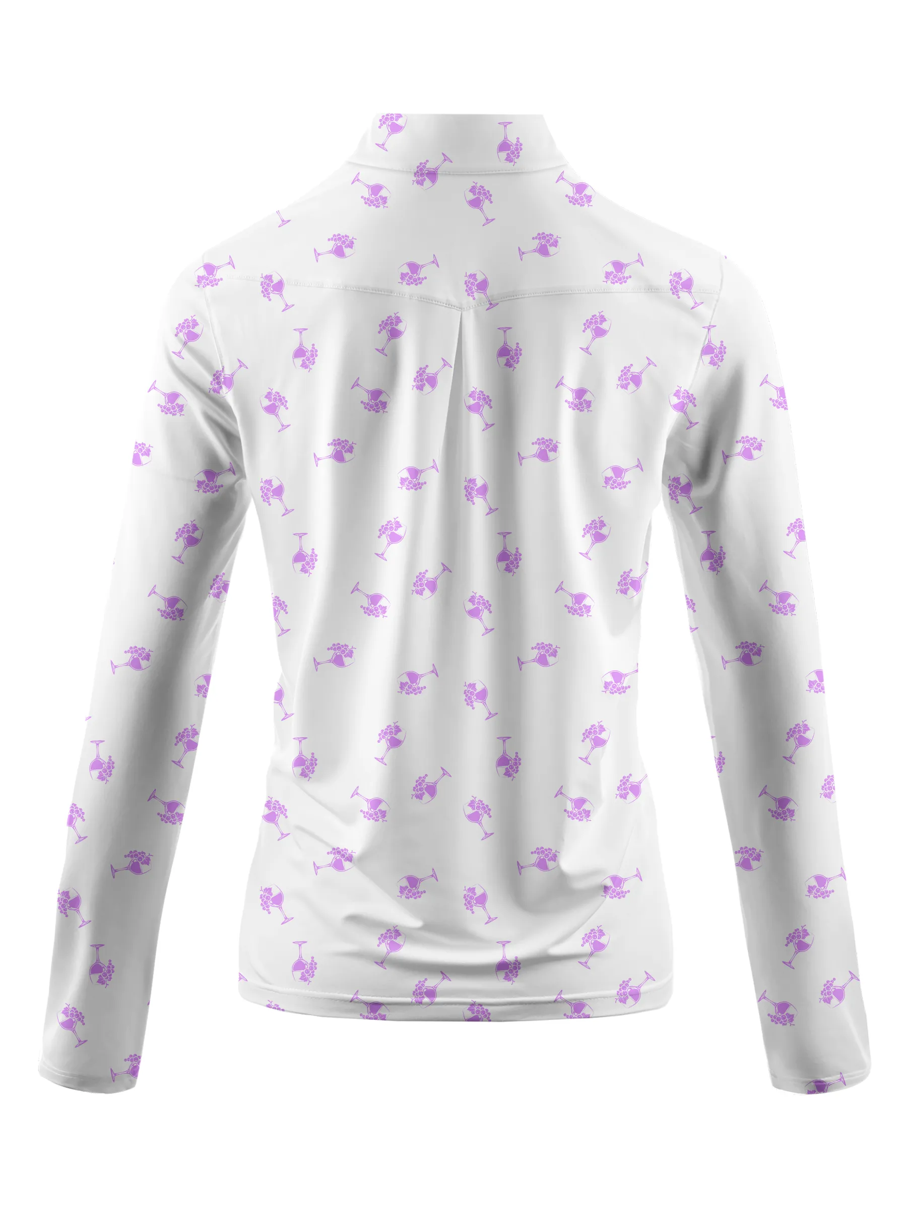 Cherryswing Women's 1/4 Zip Long Sleeve Golf Polo Shirt