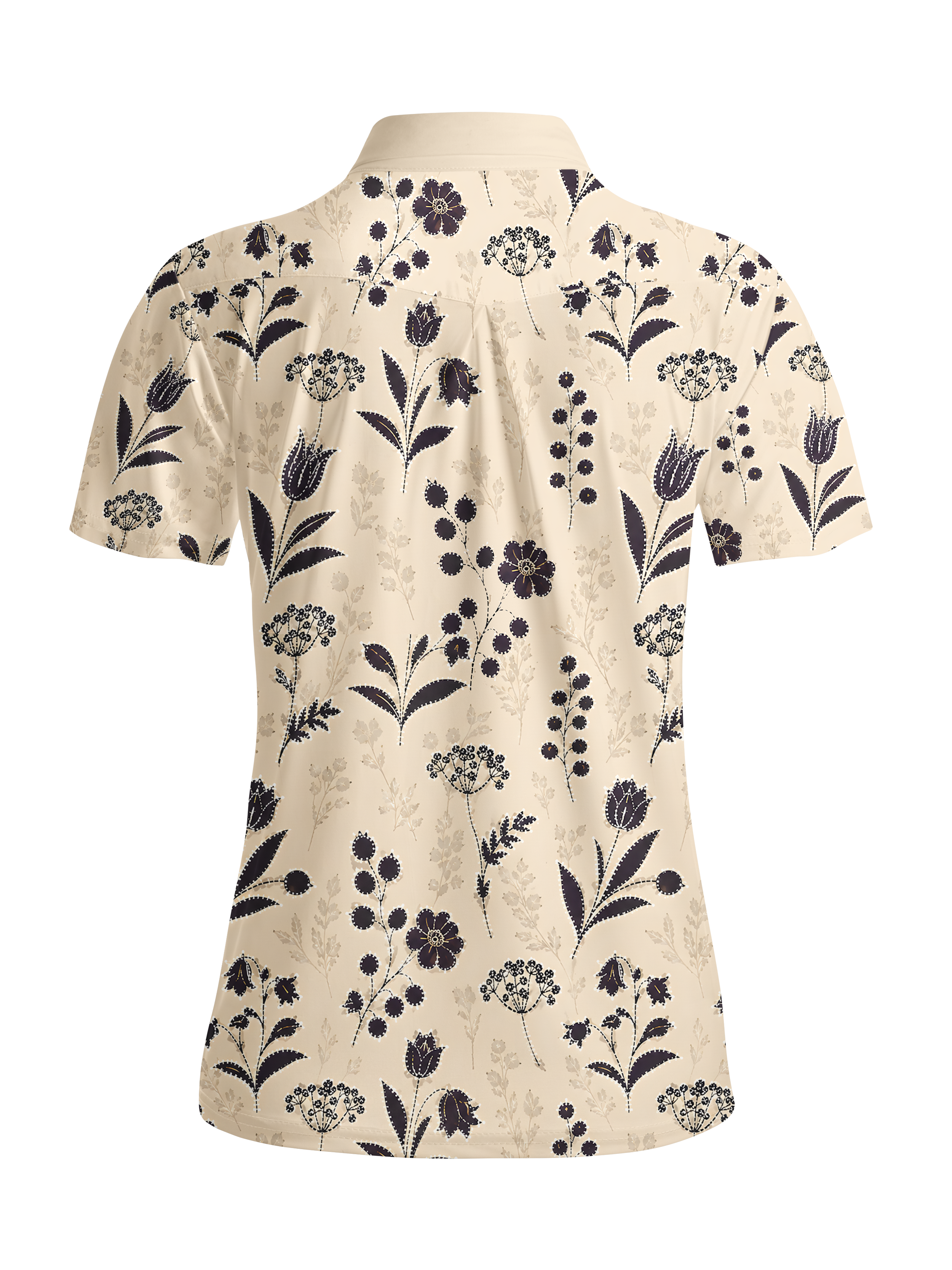 Cherryswing Women's Shadows Dance Short Sleeve Golf Shirt