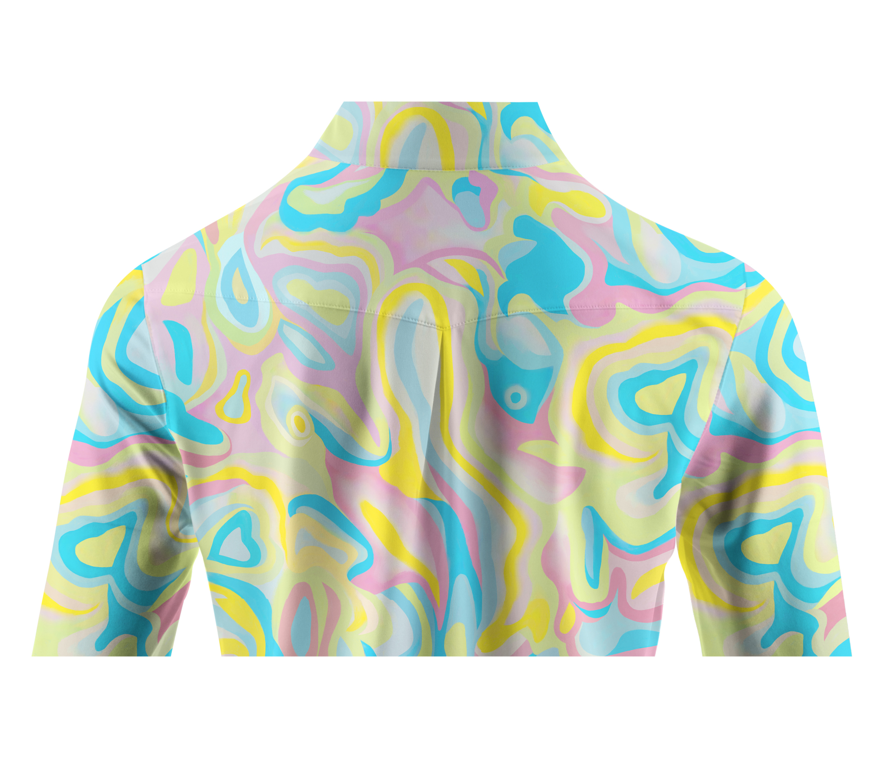 Cherryswing Women's Colorful Fish Long Sleeve Golf Shirt