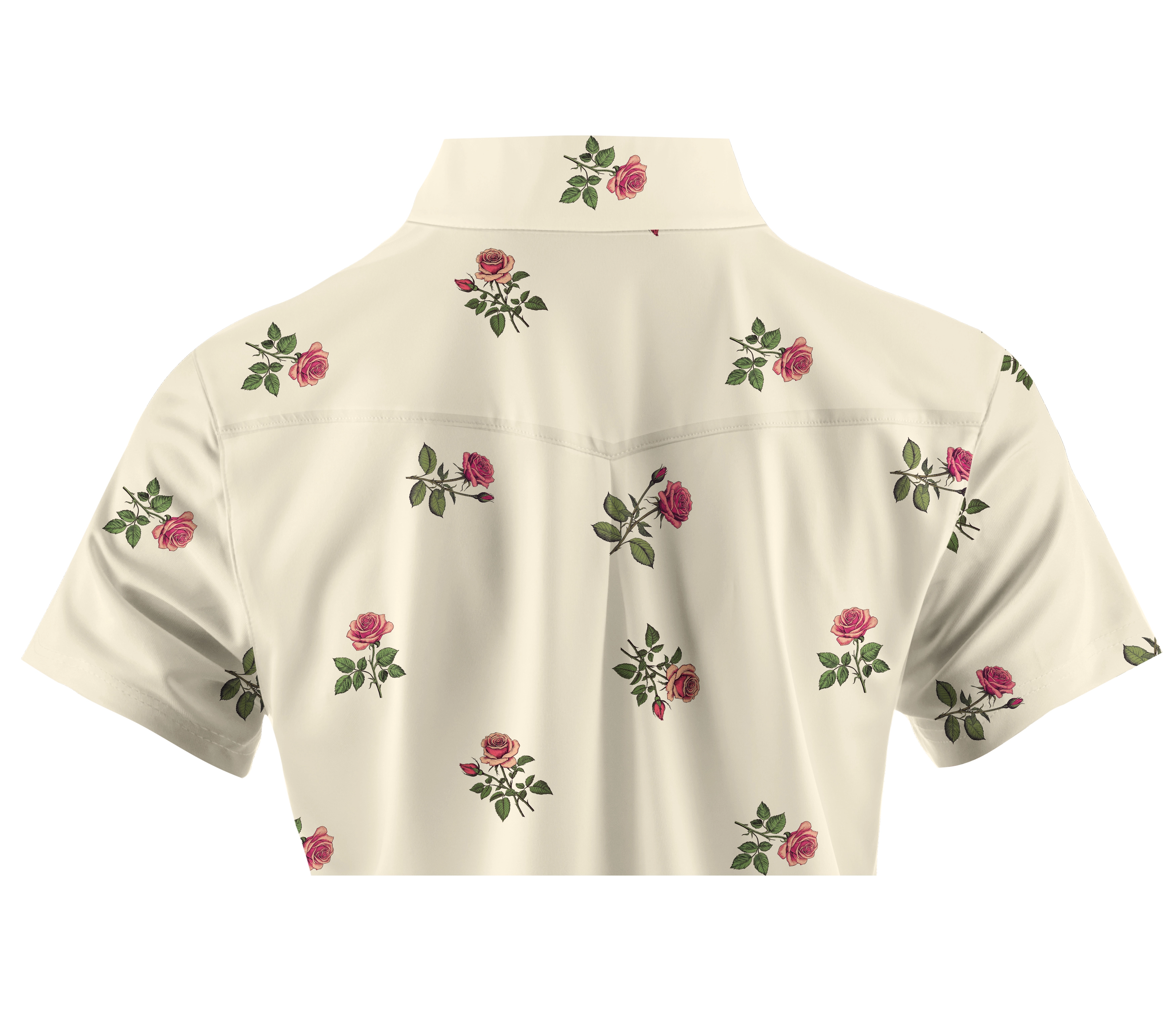 Cherryswing Women's Floral Haven Golf Short Sleeve Polo Shirt