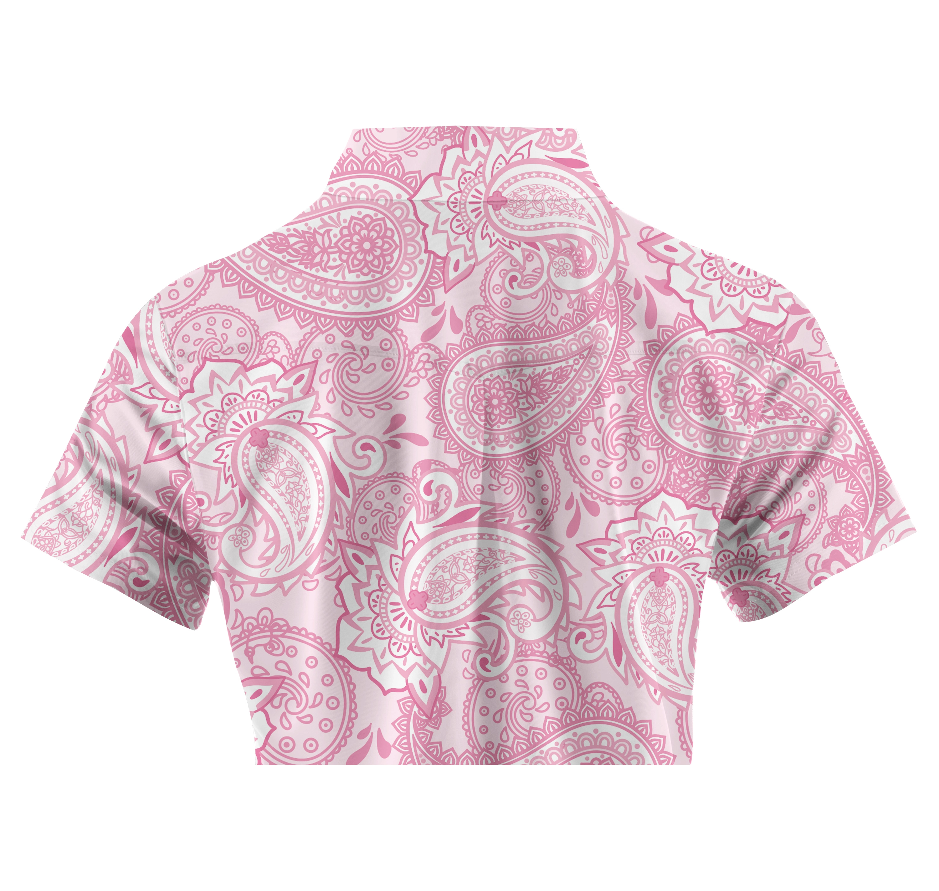 Cherryswing Women's Cashew Flower Golf Short Sleeve Polo Shirt