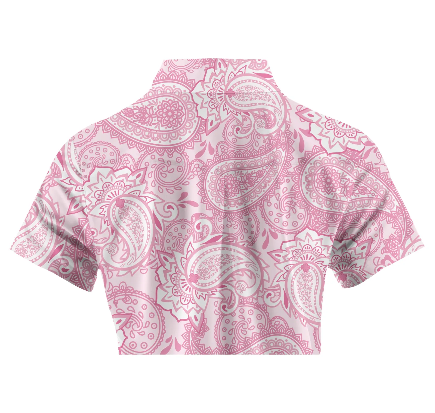 Cherryswing Women's Cashew Flower Golf Short Sleeve Polo Shirt