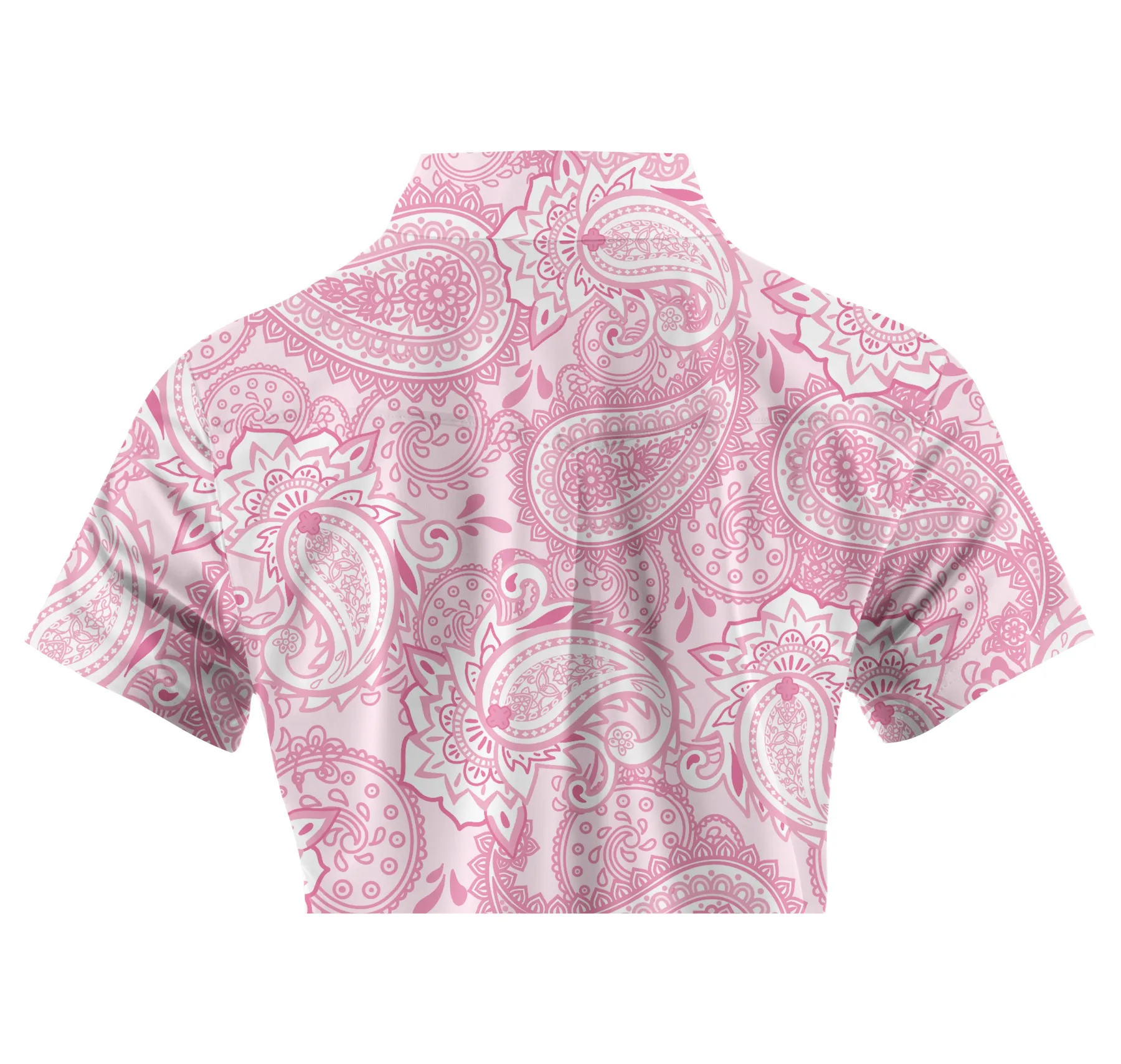 Cherryswing Women's Cashew Flower Golf Short Sleeve Polo Shirt