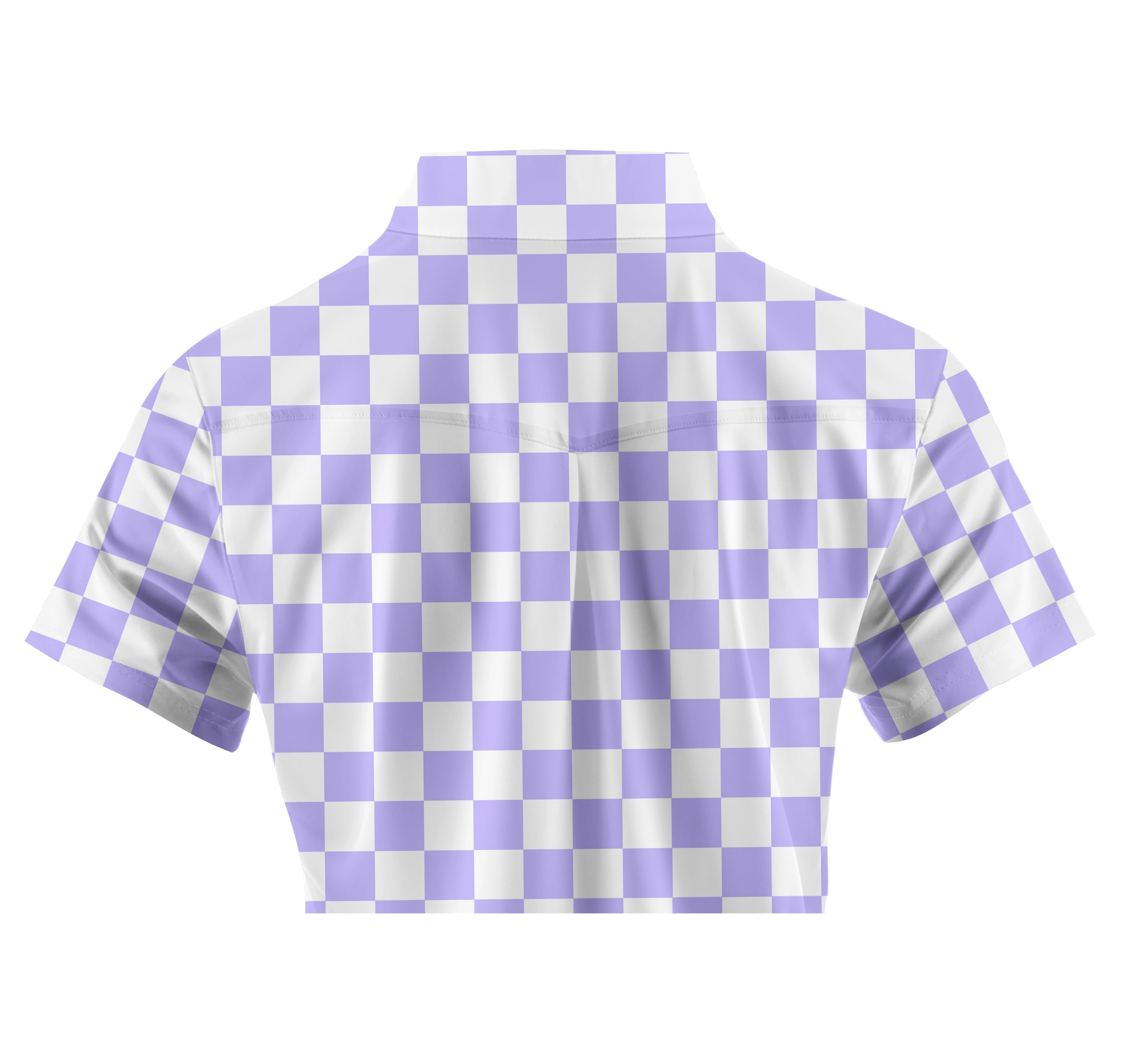 Cherryswing Women's Checkerboard Print Golf Short Sleeve Polo Shirt