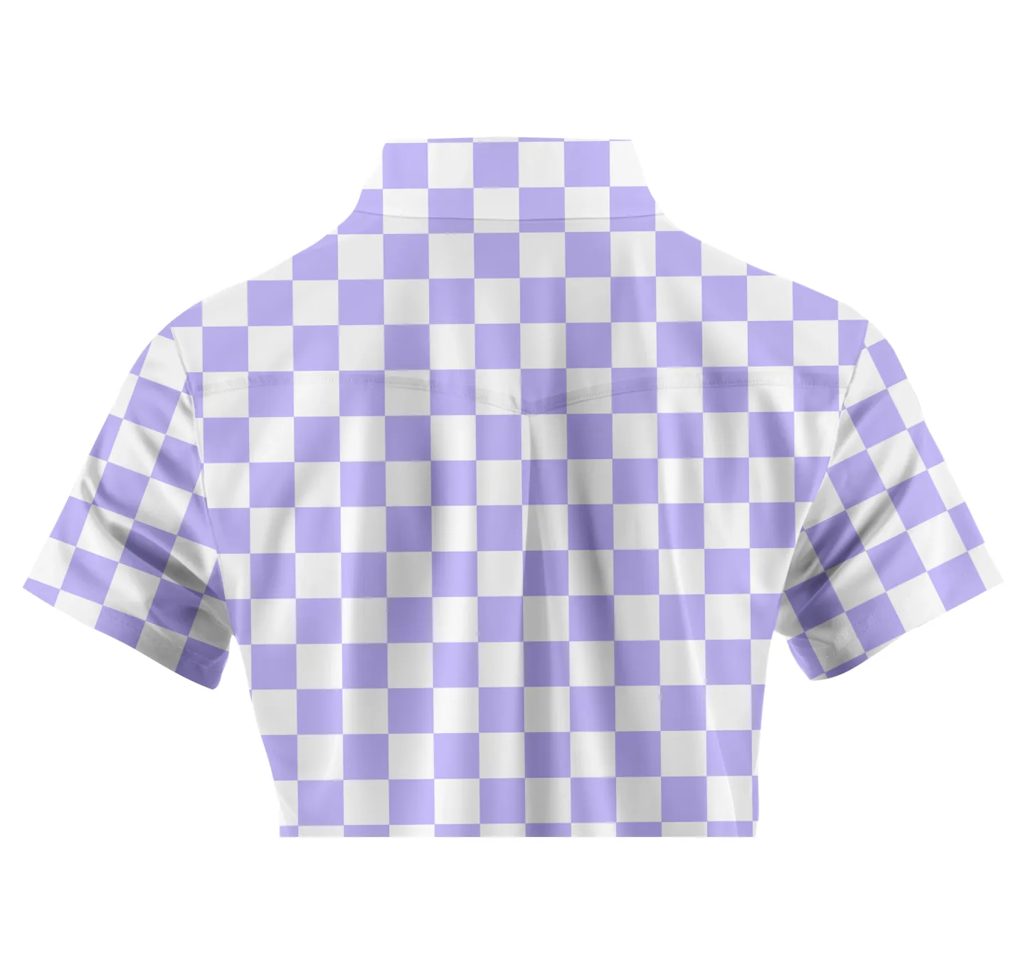 Cherryswing Women's Checkerboard Print Golf Short Sleeve Polo Shirt