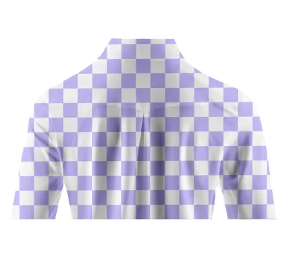 Cherryswing Women's Checkerboard Print Golf Long Sleeve Polo Shirt