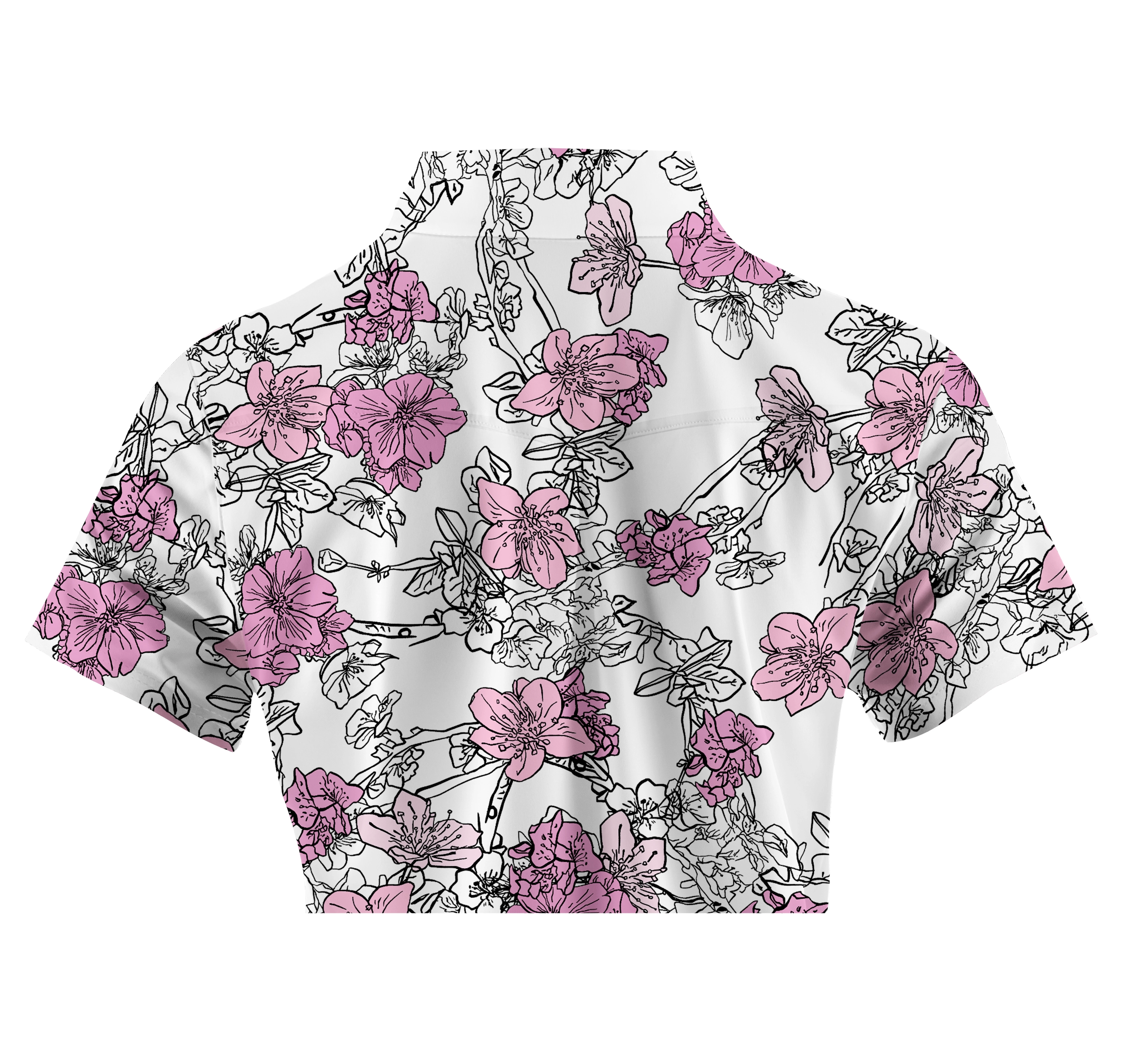 Cherryswing Women's Blossom Golf Short Sleeve Polo Shirt