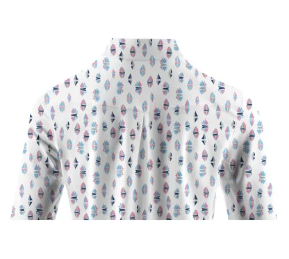 Cherryswing Women's Sailboat Golf Long Sleeve Polo Shirt