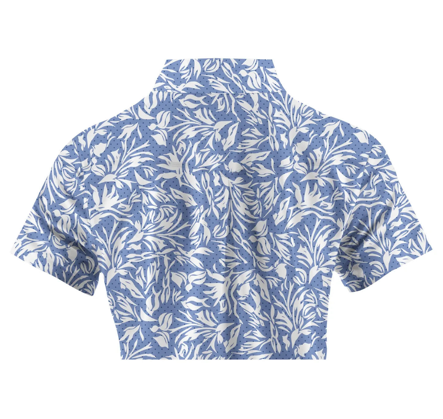 Cherryswing Women's Flower Breathable Golf Short Sleeve Polo Shirt