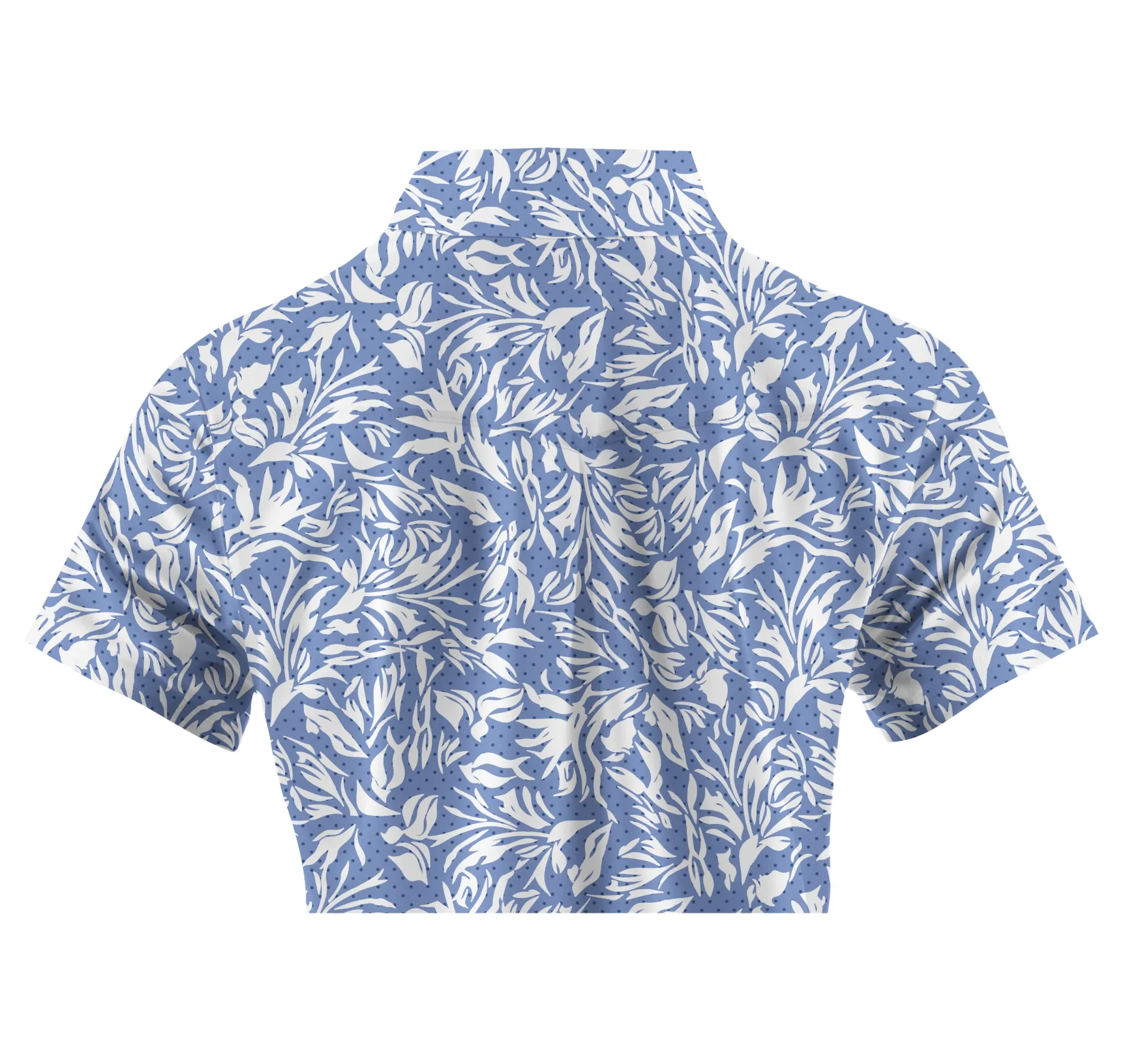 Cherryswing Women's Flower Breathable Golf Short Sleeve Polo Shirt