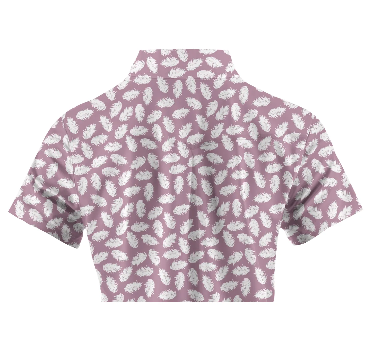 Cherryswing Women's Feather Golf Short Sleeve Polo Shirt