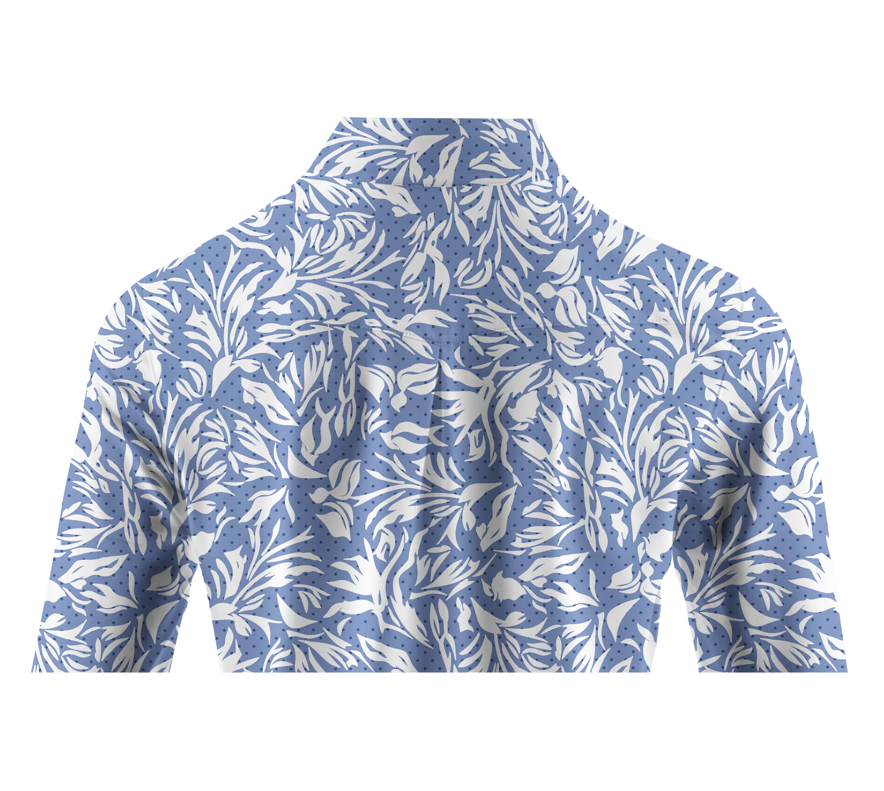 Cherryswing Women's Golf Flower Breathable Long Sleeve Polo Shirt