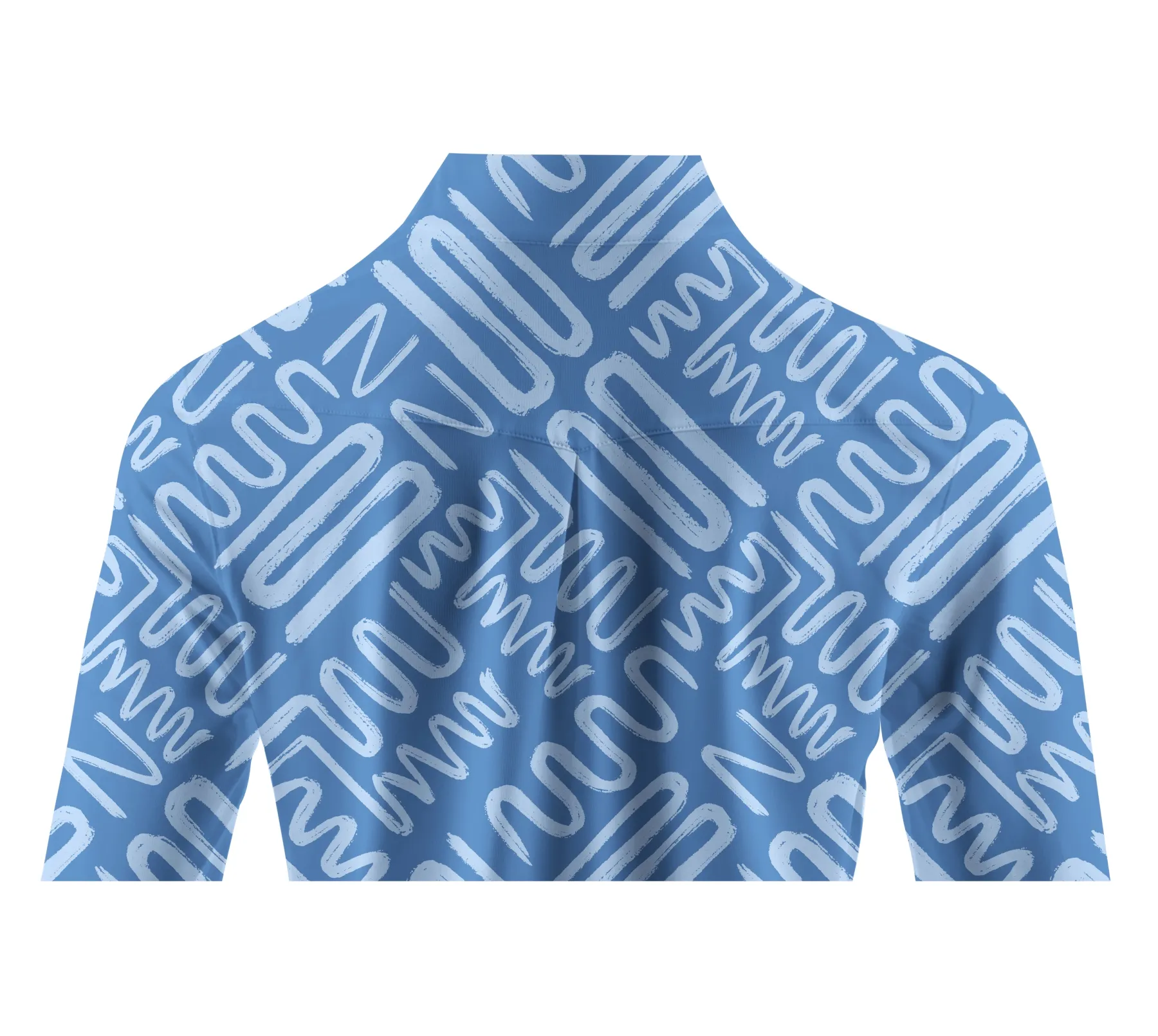 Cherryswing Women's Golf Line Printing Long Sleeve Polo Shirt