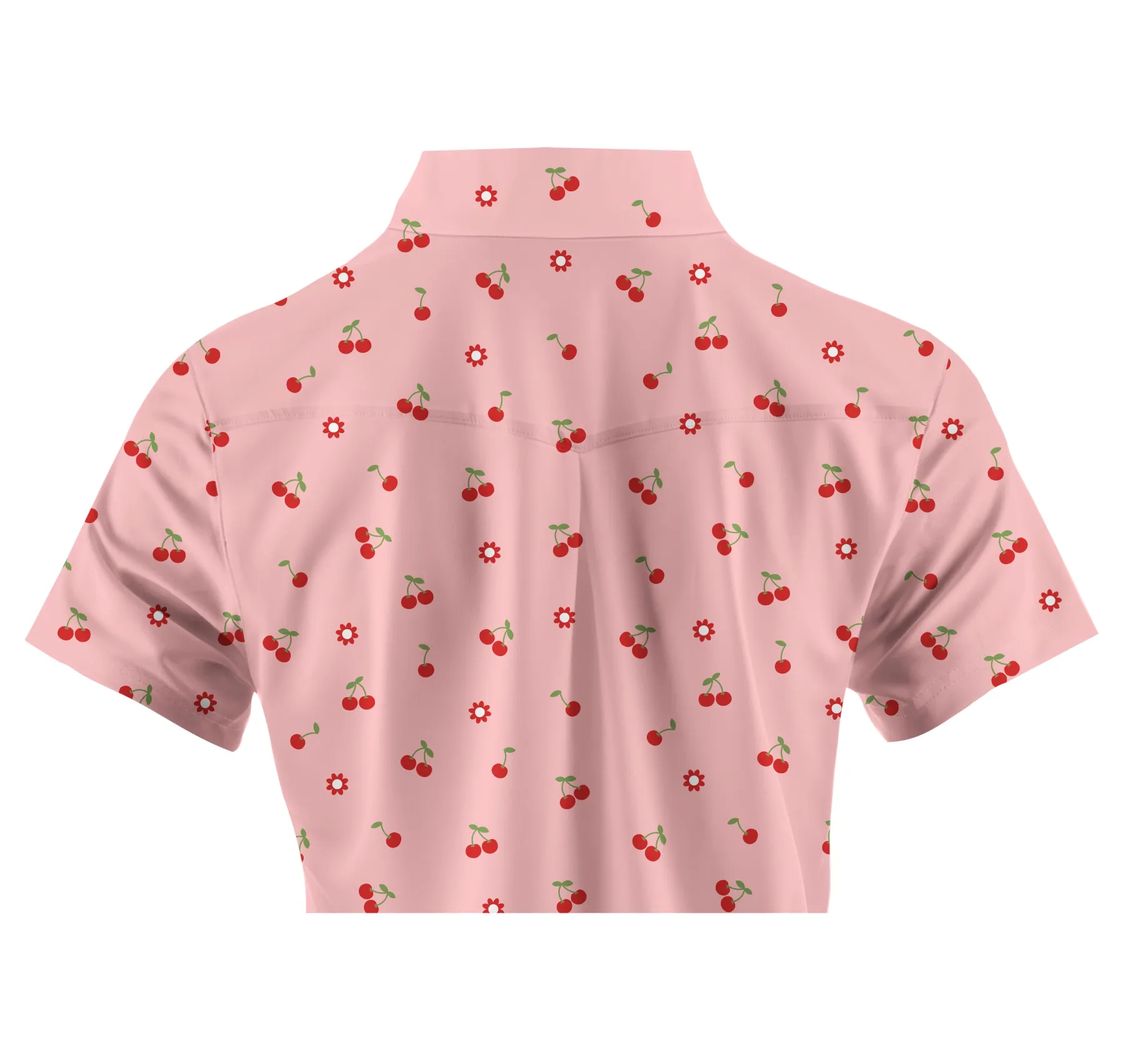 Cherryswing Women's Cherries Short Sleeve Golf Polo Shirt