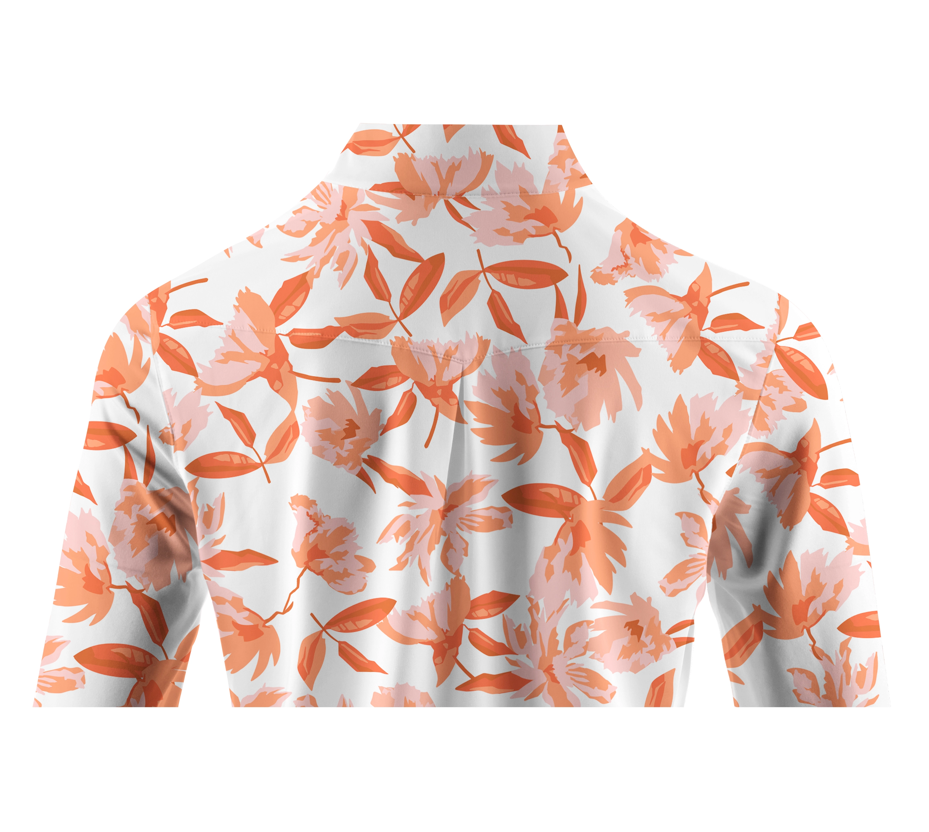 Cherryswing Women's Autumn Blossom Long Sleeve Polo Shirt