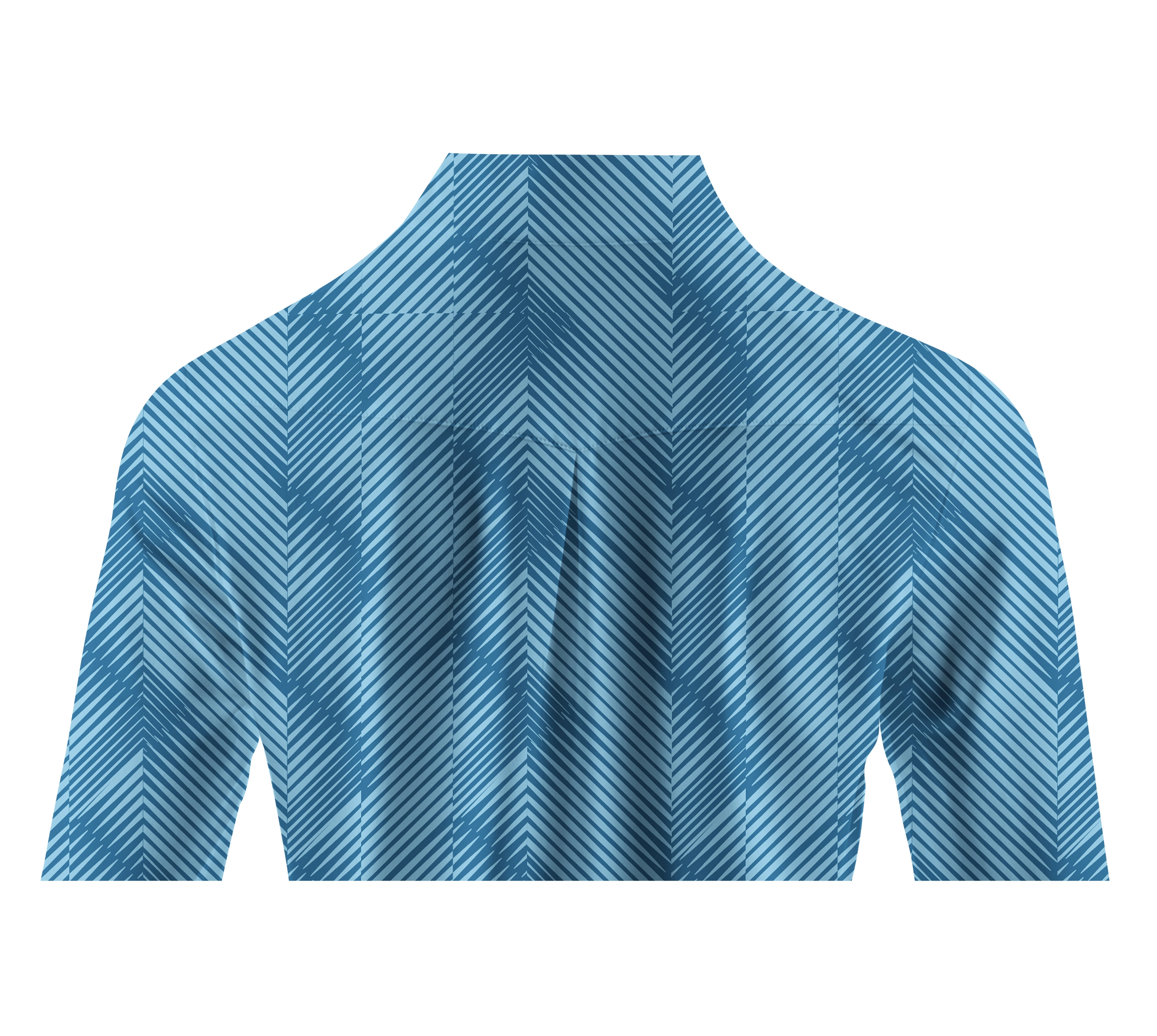 Cherryswing Women's Golf Water Ripples Long Sleeve Polo Shirt