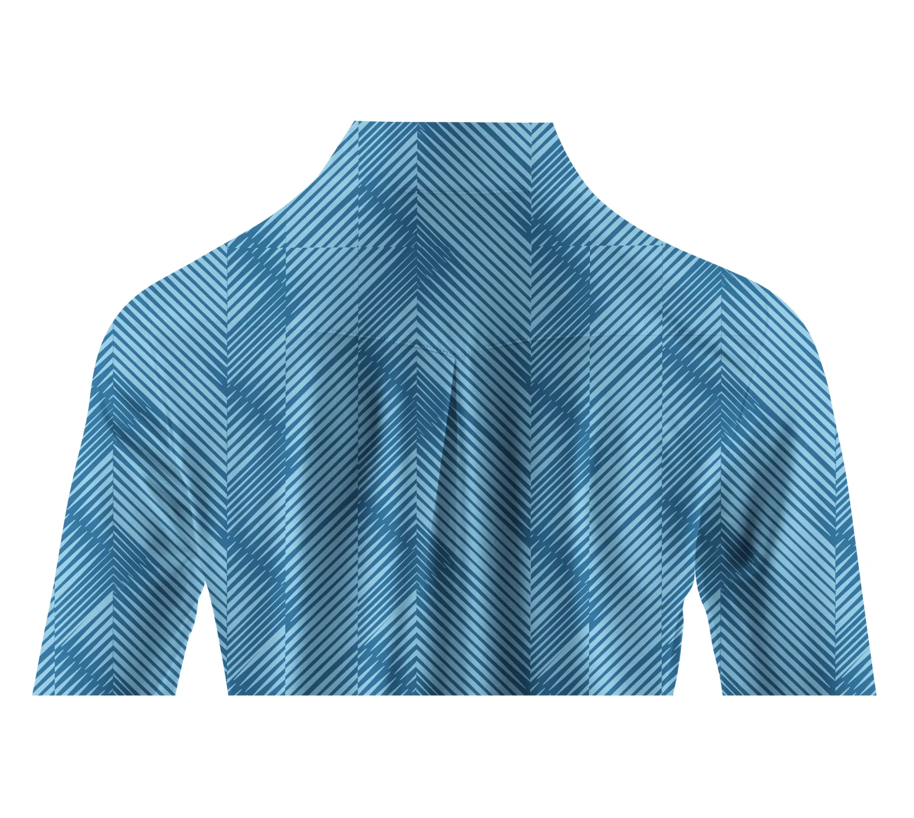 Cherryswing Women's Golf Water Ripples Long Sleeve Polo Shirt