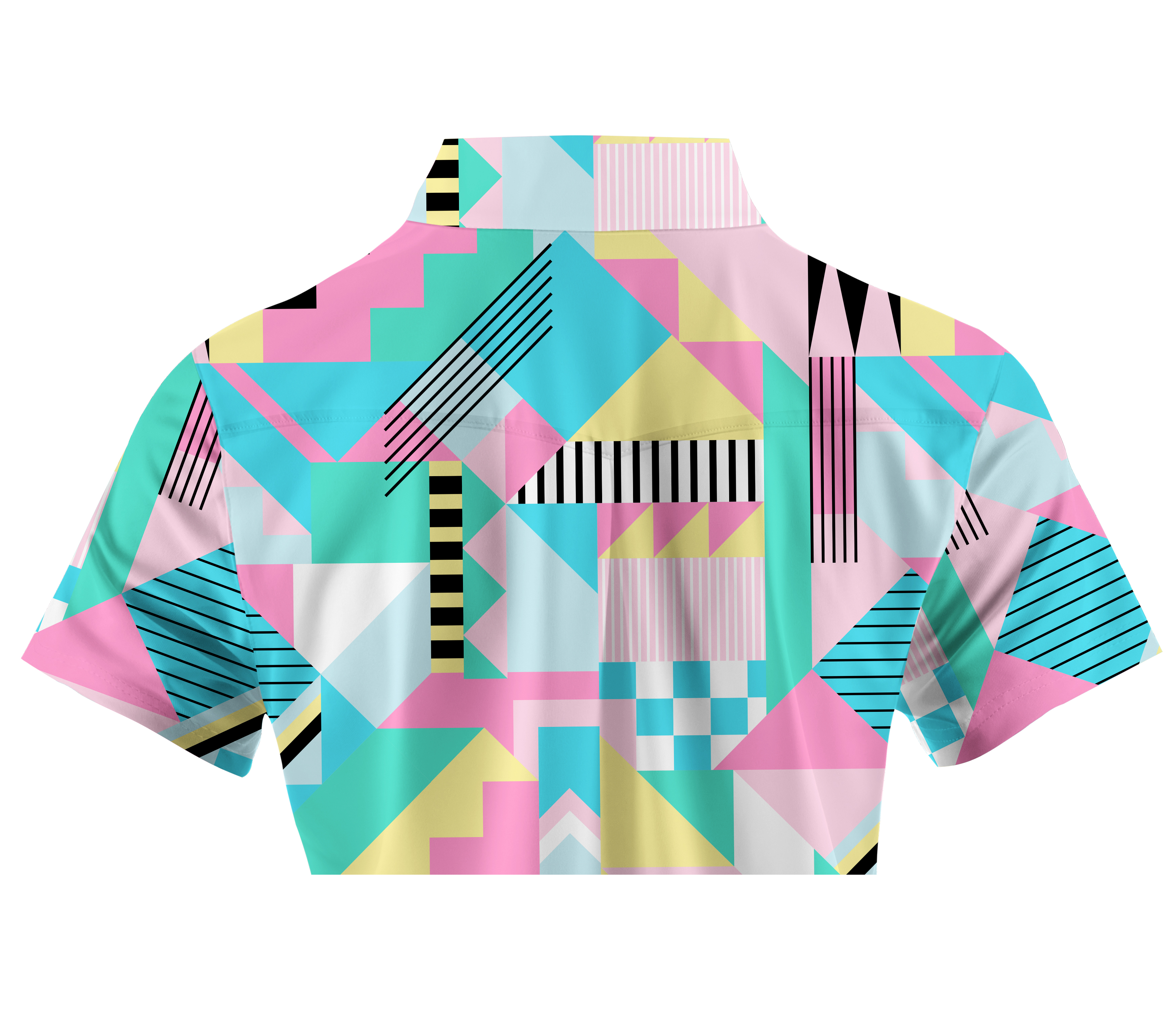 Cherryswing Women's Geometric Patterns Short Sleeve Golf Shirt