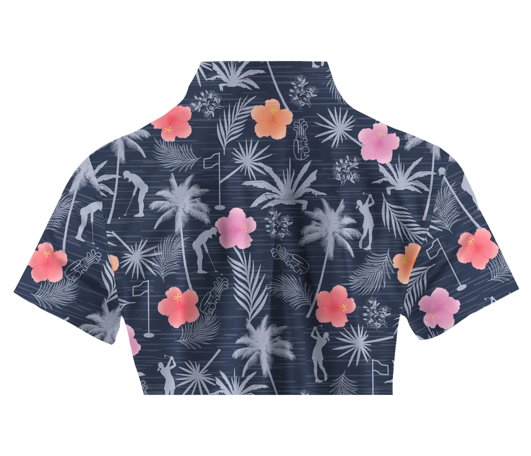 Cherryswing Women's Tropical Green Short Sleeve Golf Shirt