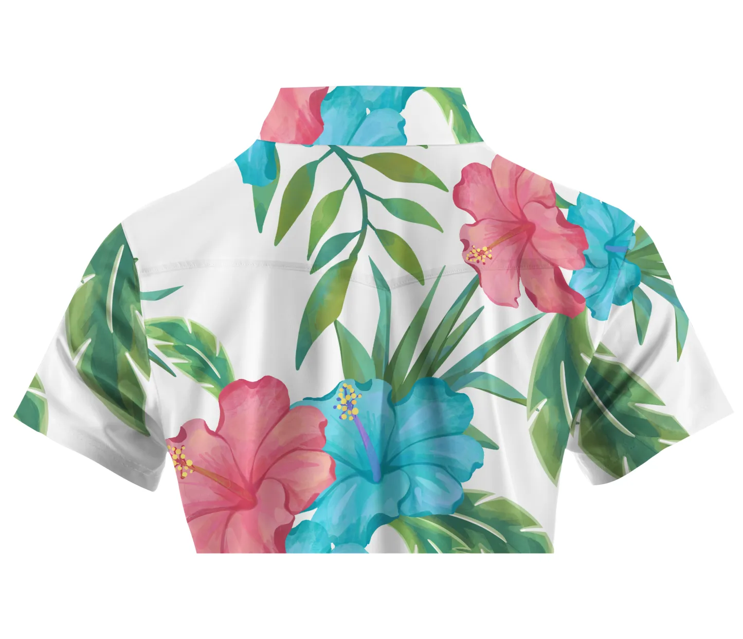 Cherryswing Women's Tropical Garden Short Sleeve Golf Shirt