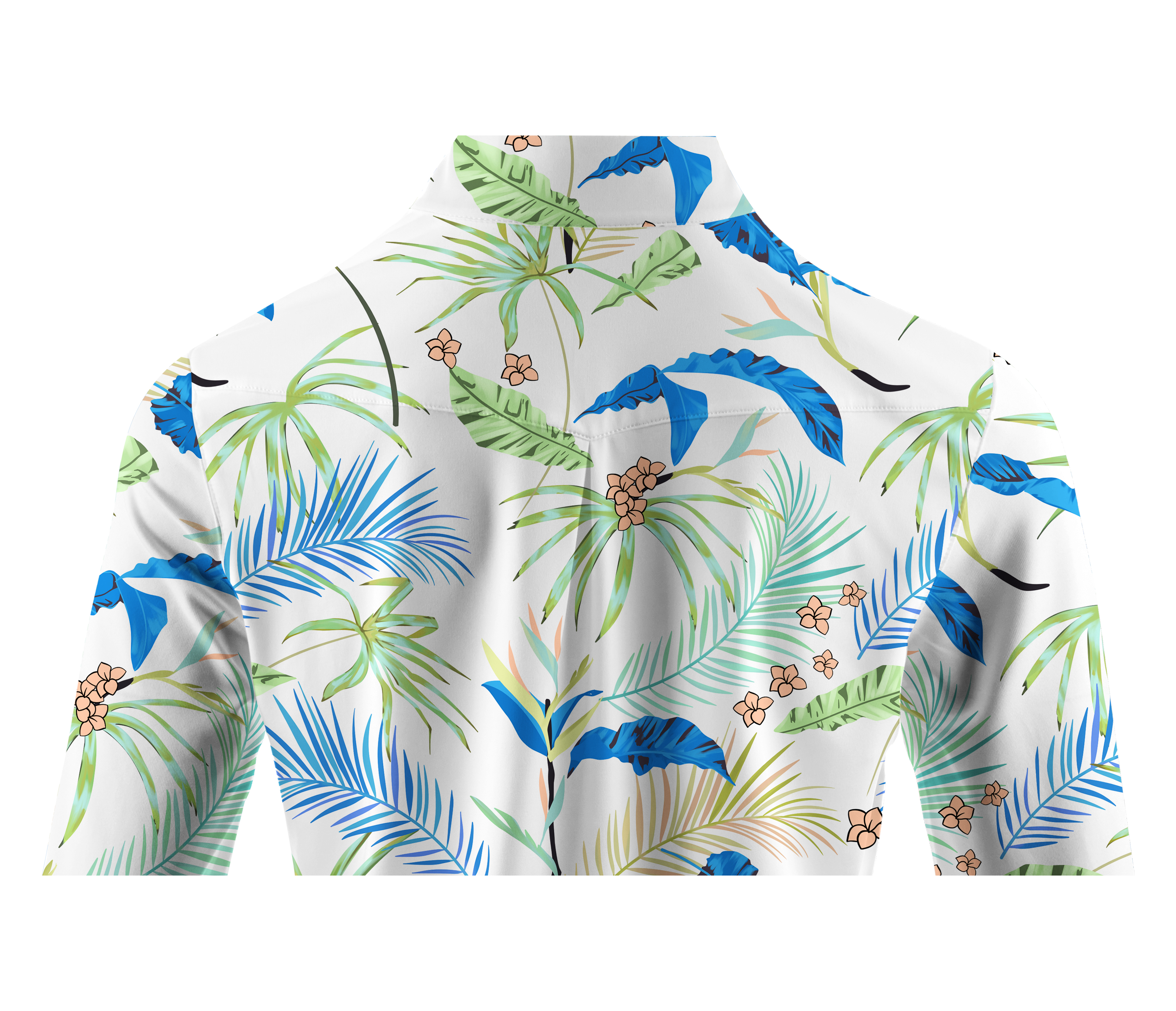 Cherryswing Women's Whimsy Palms Long Sleeve Golf Shirt