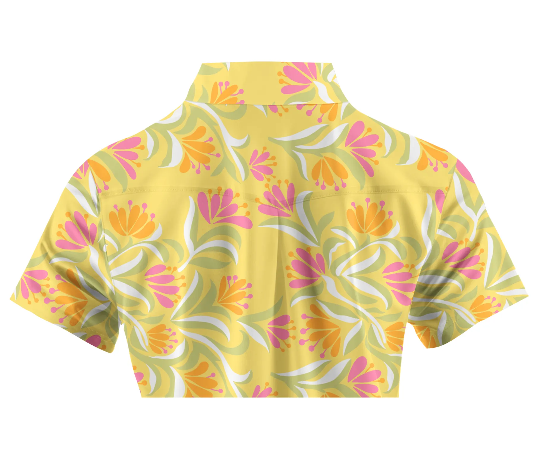 Cherryswing Women's Tropical Bloom Short Sleeve Golf Shirt