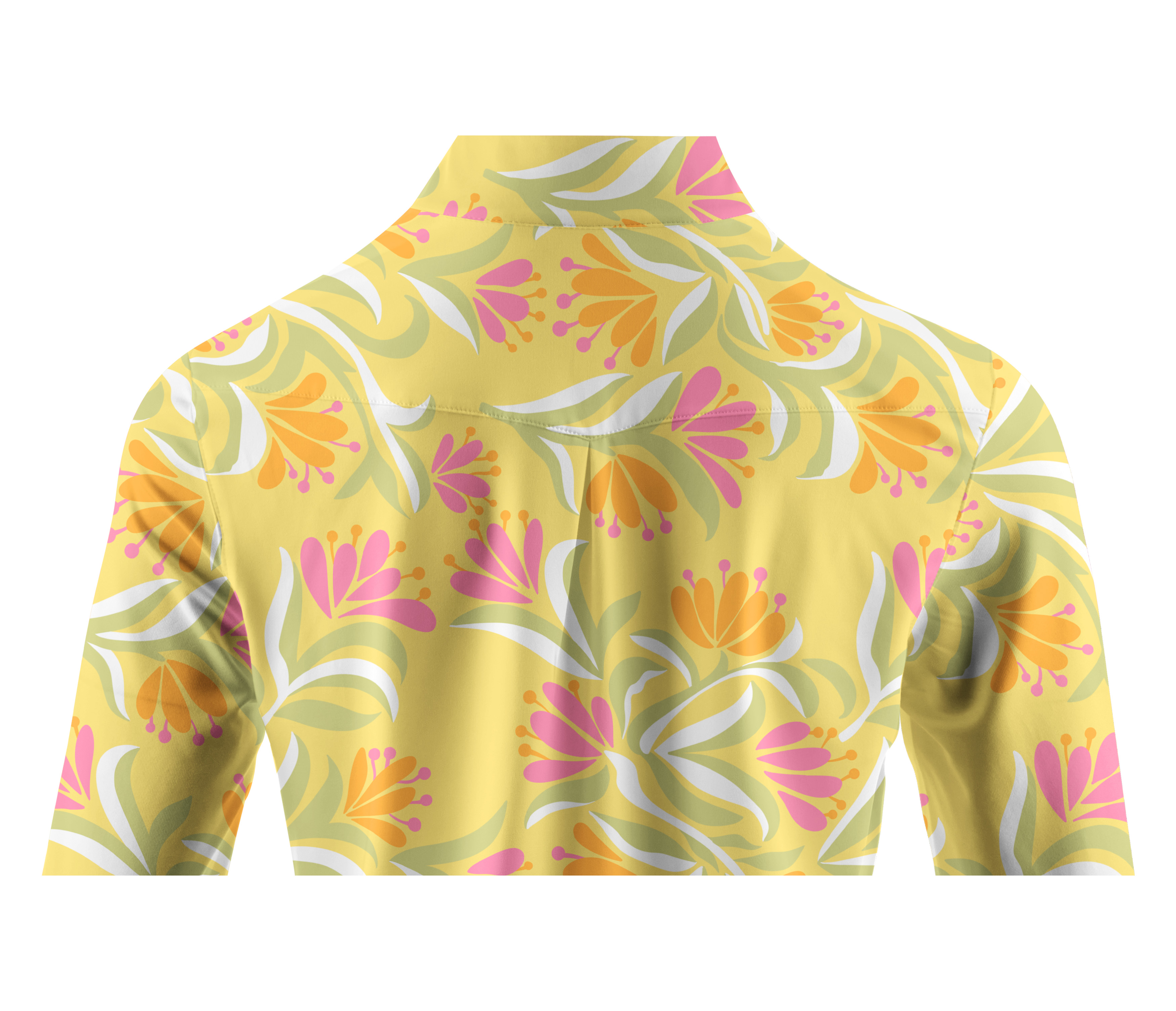 Cherryswing Women's Tropical Bloom Long Sleeve Golf Shirt