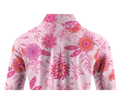 Cherryswing Women's Cherry Blossom Long Sleeve Golf Shirt