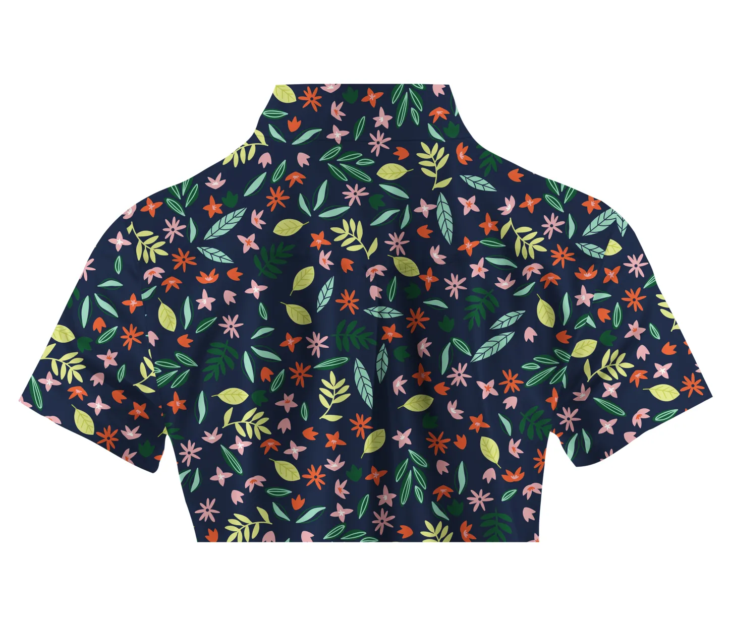 Cherryswing Women's Floral Print Short Sleeve Golf Shirt