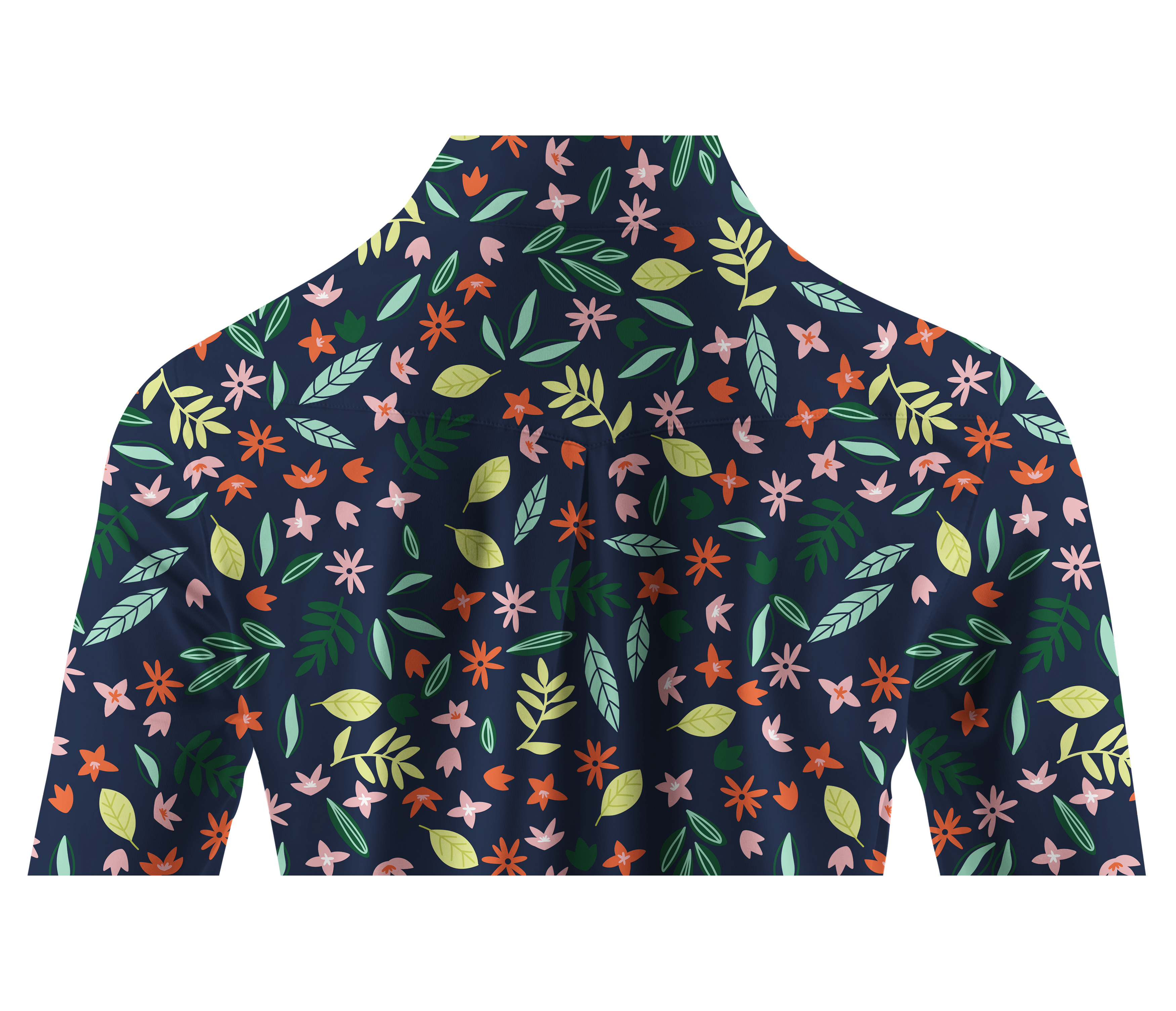 Cherryswing Women's Floral Print Long Sleeve Golf Shirt