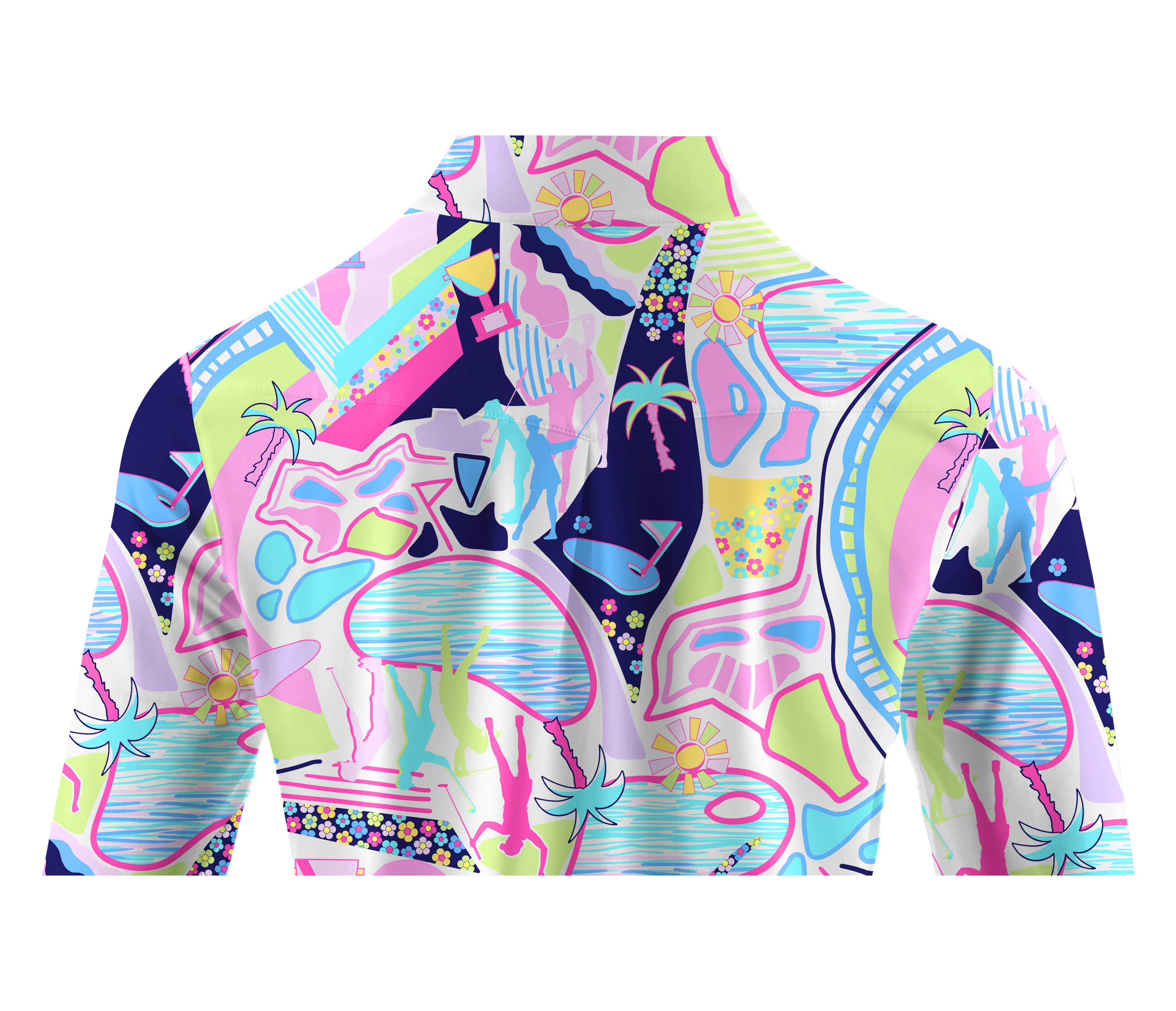 Cherryswing Women's Garden Party Long Sleeve Golf Shirt