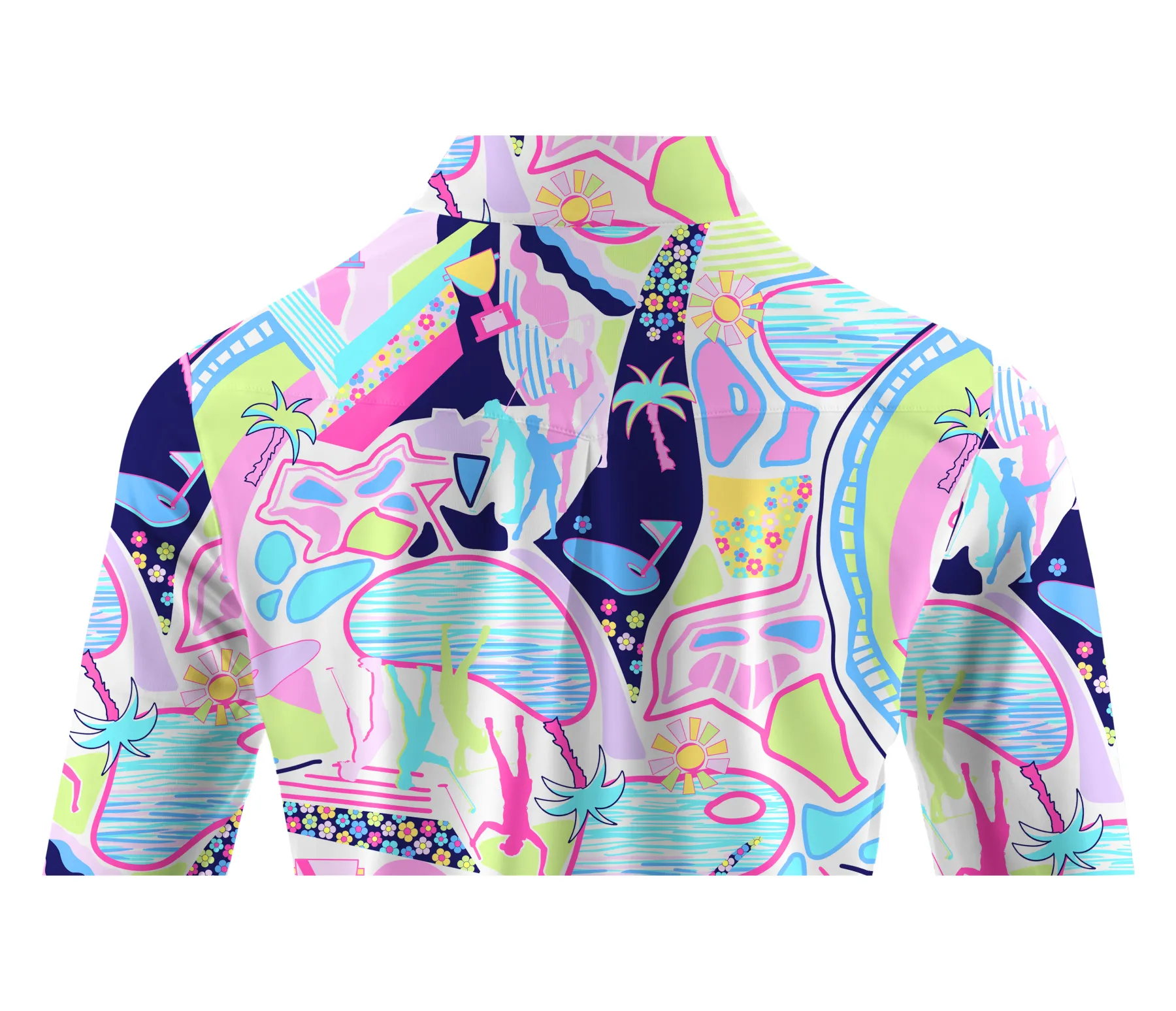 Cherryswing Women's Garden Party Long Sleeve Golf Shirt