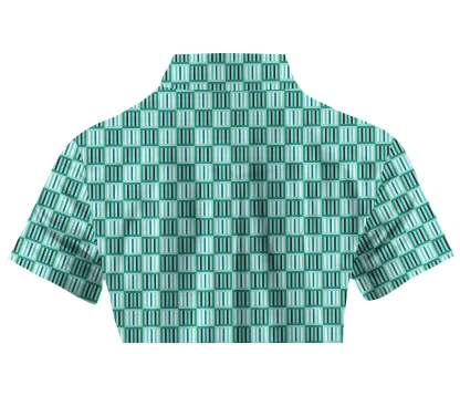 Cherryswing Women's Geometric Mastery Short Sleeve Golf Shirt