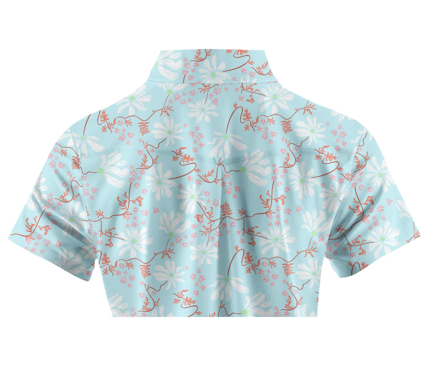 Cherryswing Women's Spring Blossom Short Sleeve Golf Shirt