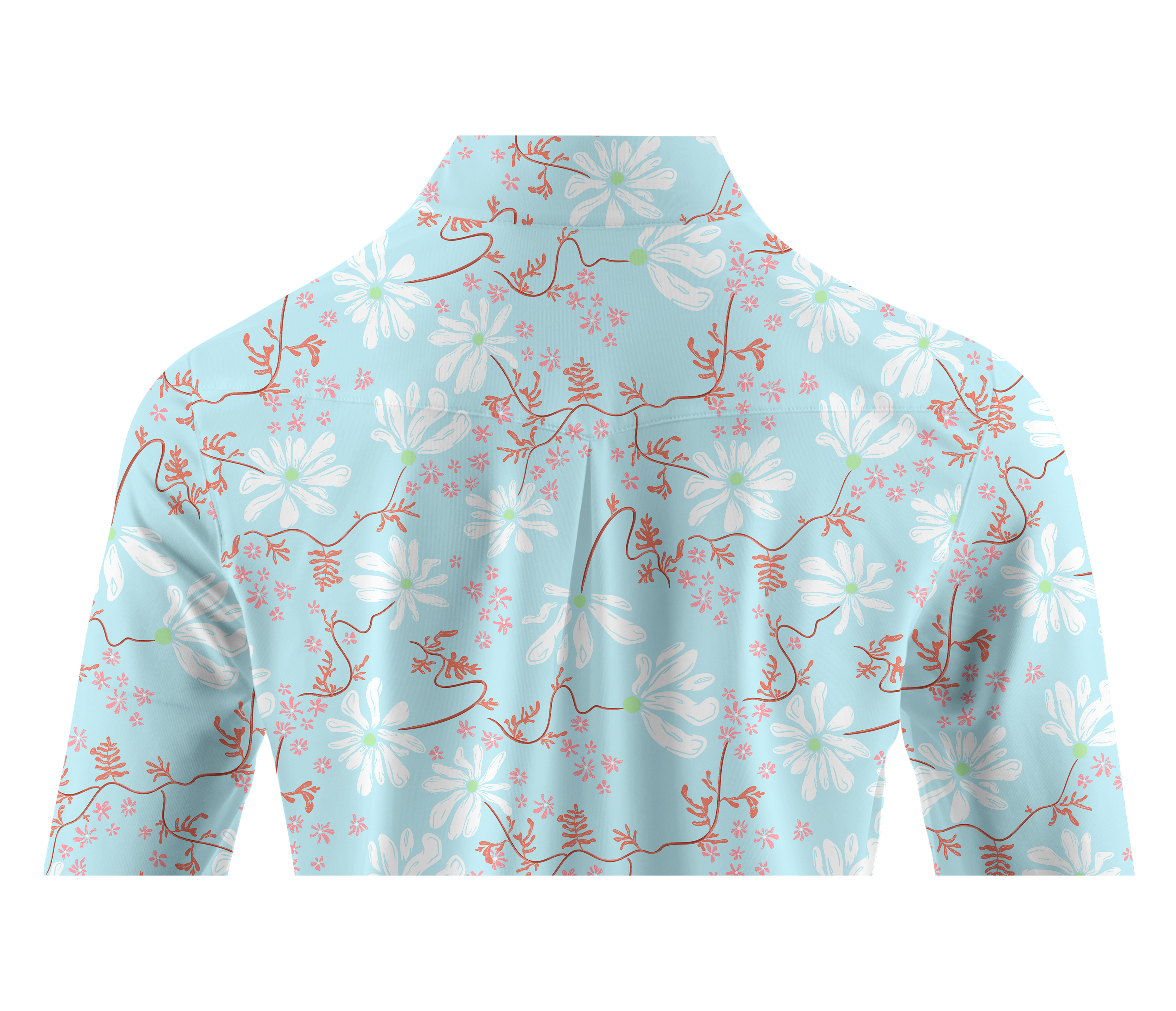 Cherryswing Women's Spring Blossom Long Sleeve Golf Shirt