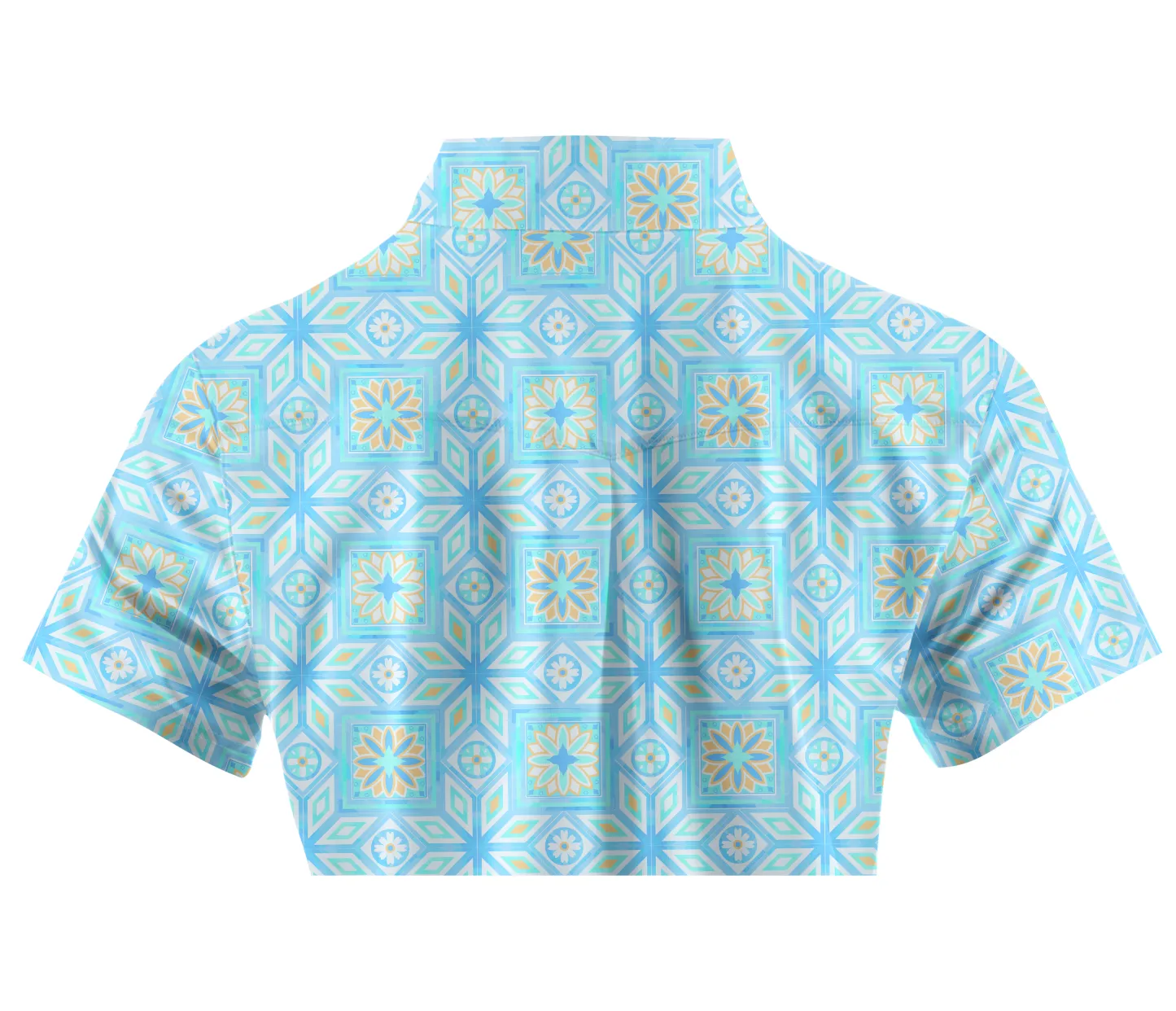 Cherryswing Women's Elegance Mosaic Short Sleeve Golf Shirt