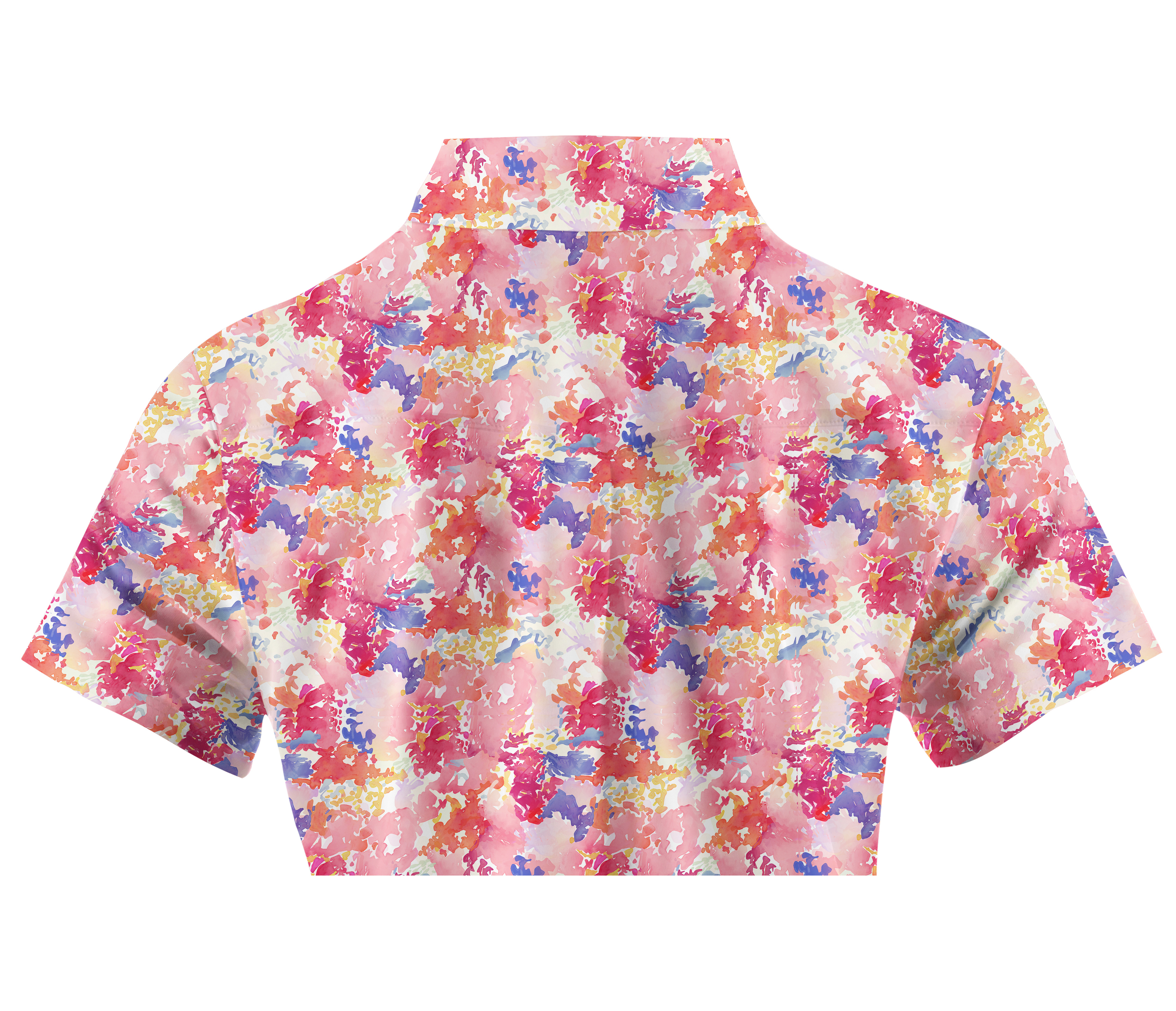 Cherryswing Women's Riot Of Colors Short Sleeve Golf Shirt