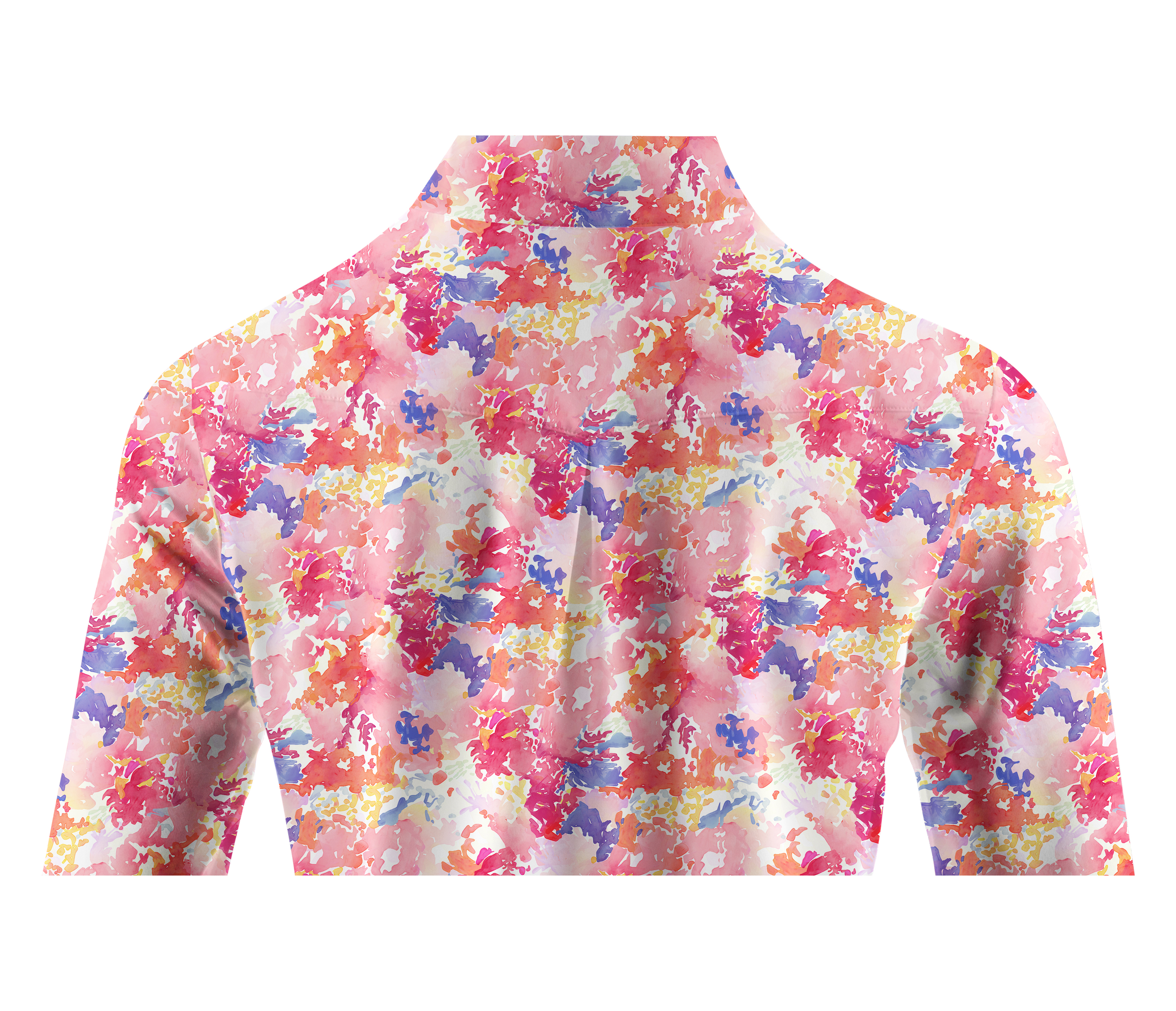 Cherryswing Women's Riot Of Colors Long Sleeve Golf Shirt