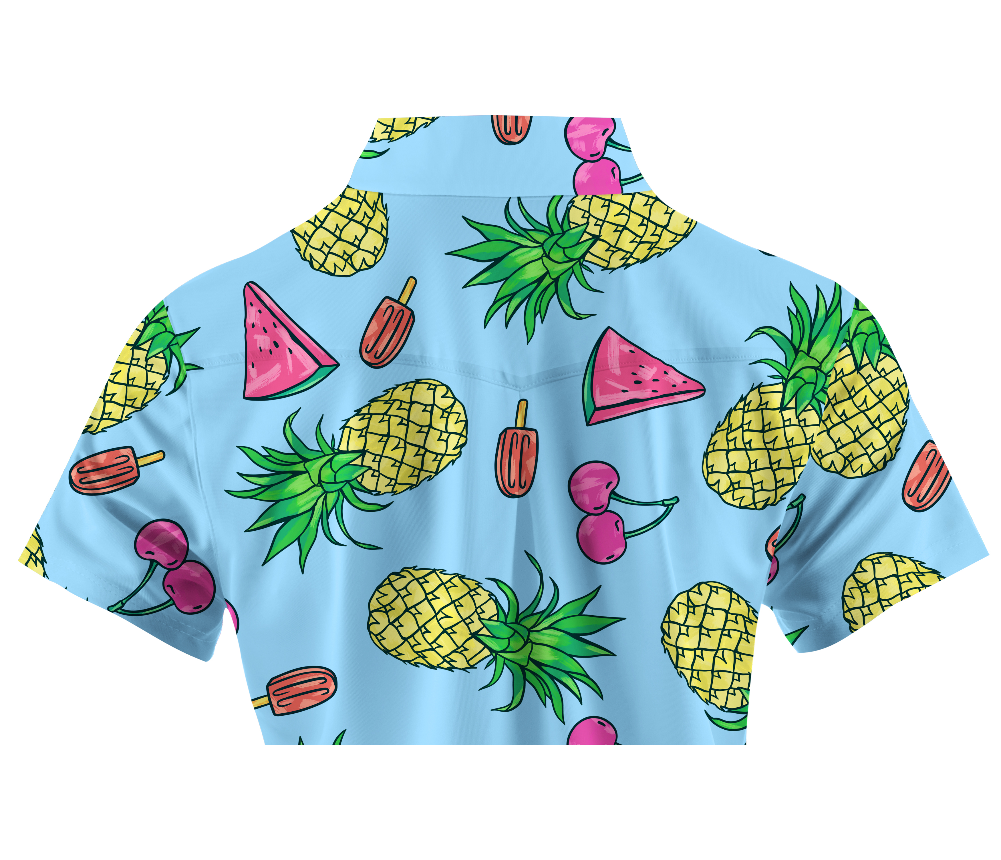 Cherryswing Women's Fruit Print Short Sleeve Golf Shirt