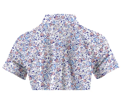 Cherryswing Women's English Garden Short Sleeve Golf Shirt